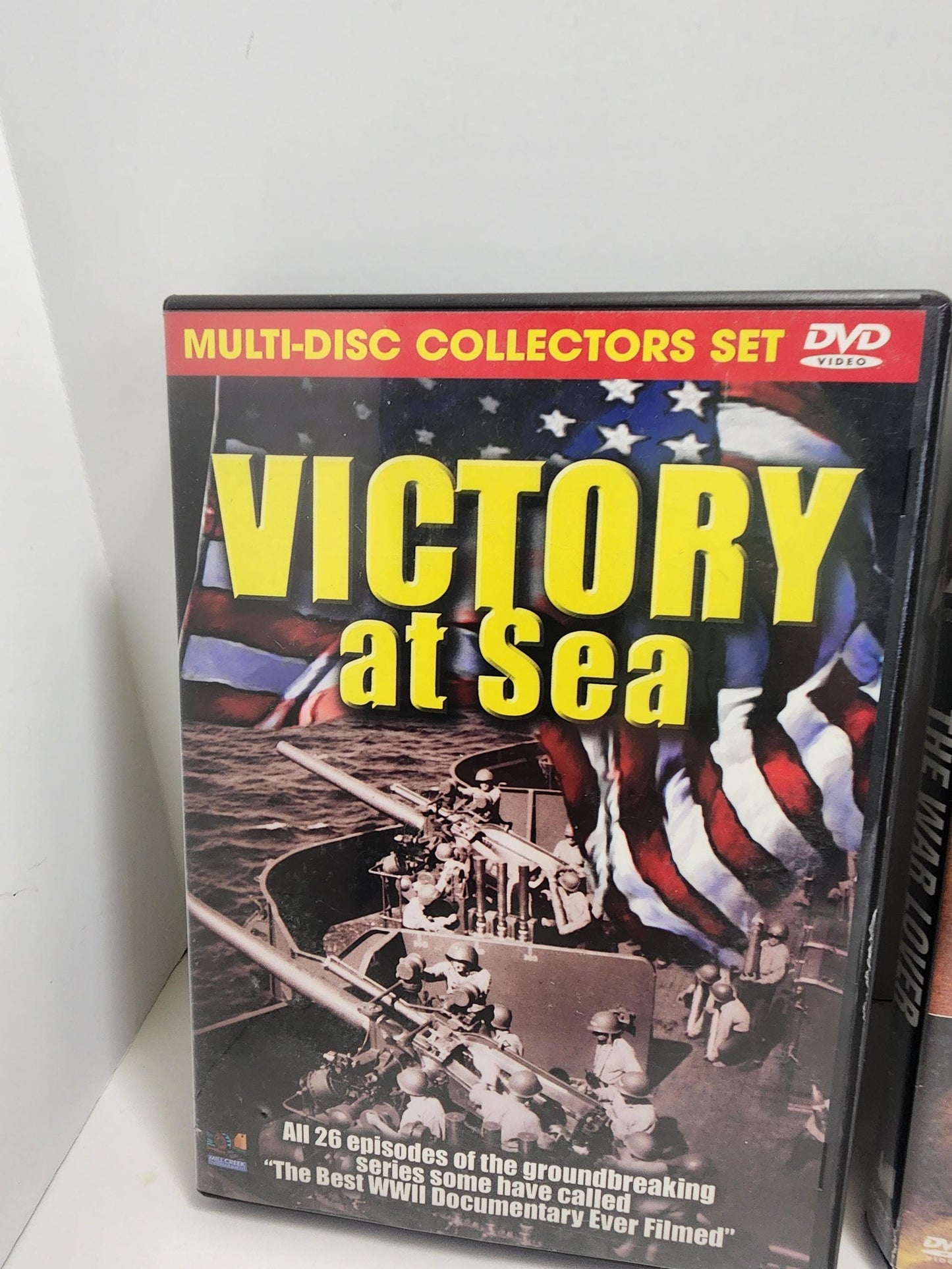 Vintage War DVD Movies LOT Of 2 - War - Movies - Dvds - Army - Army Movies - War Movies - Victory At Sea - The War Lover - Combat Classics