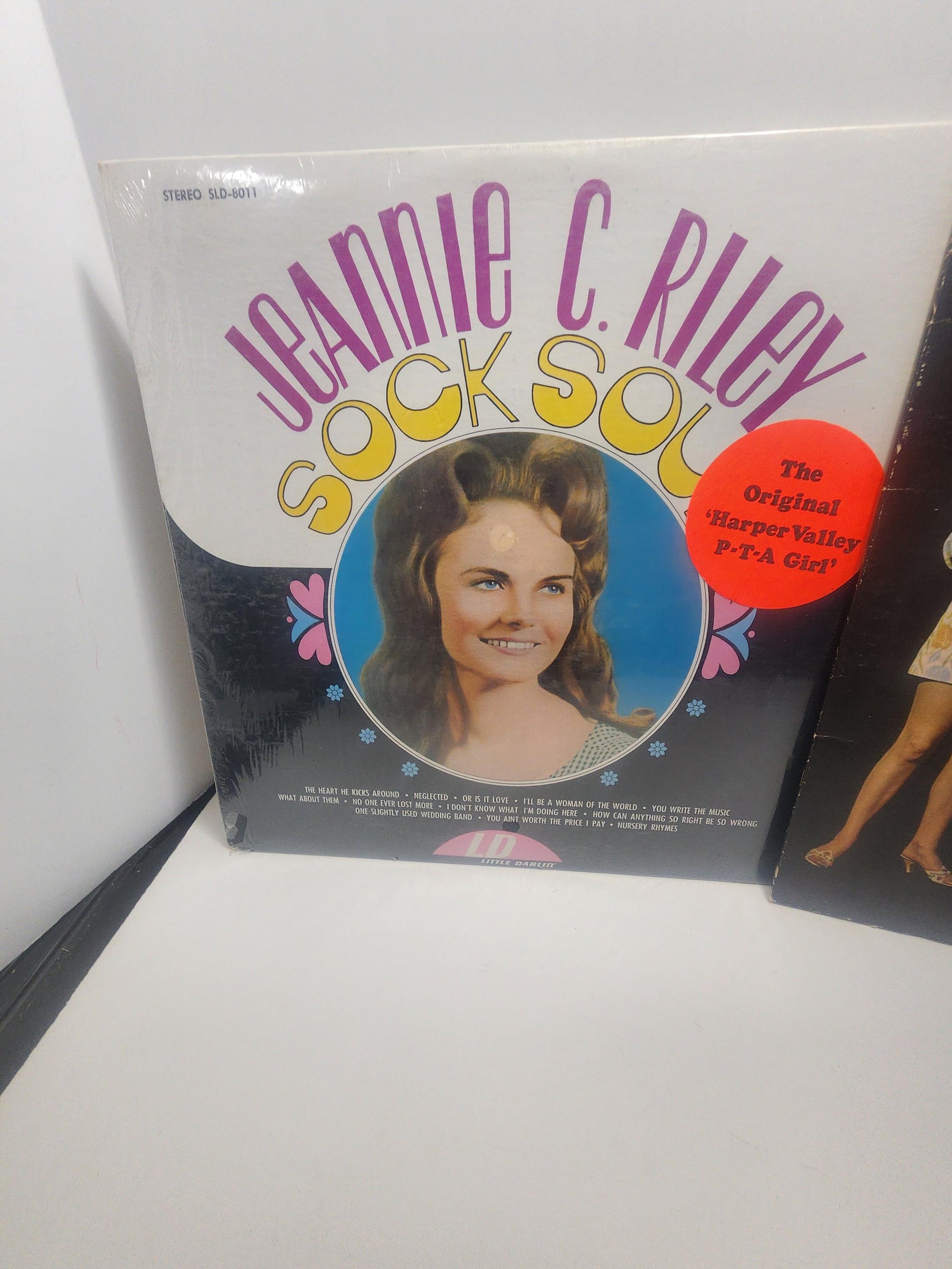 Jeannie Riley Vintage 1980's Vinyl LP Records LOT Of 2 - Jeannie Riley - Records - Vinyl - Vintage Records - Vinyl LP Records