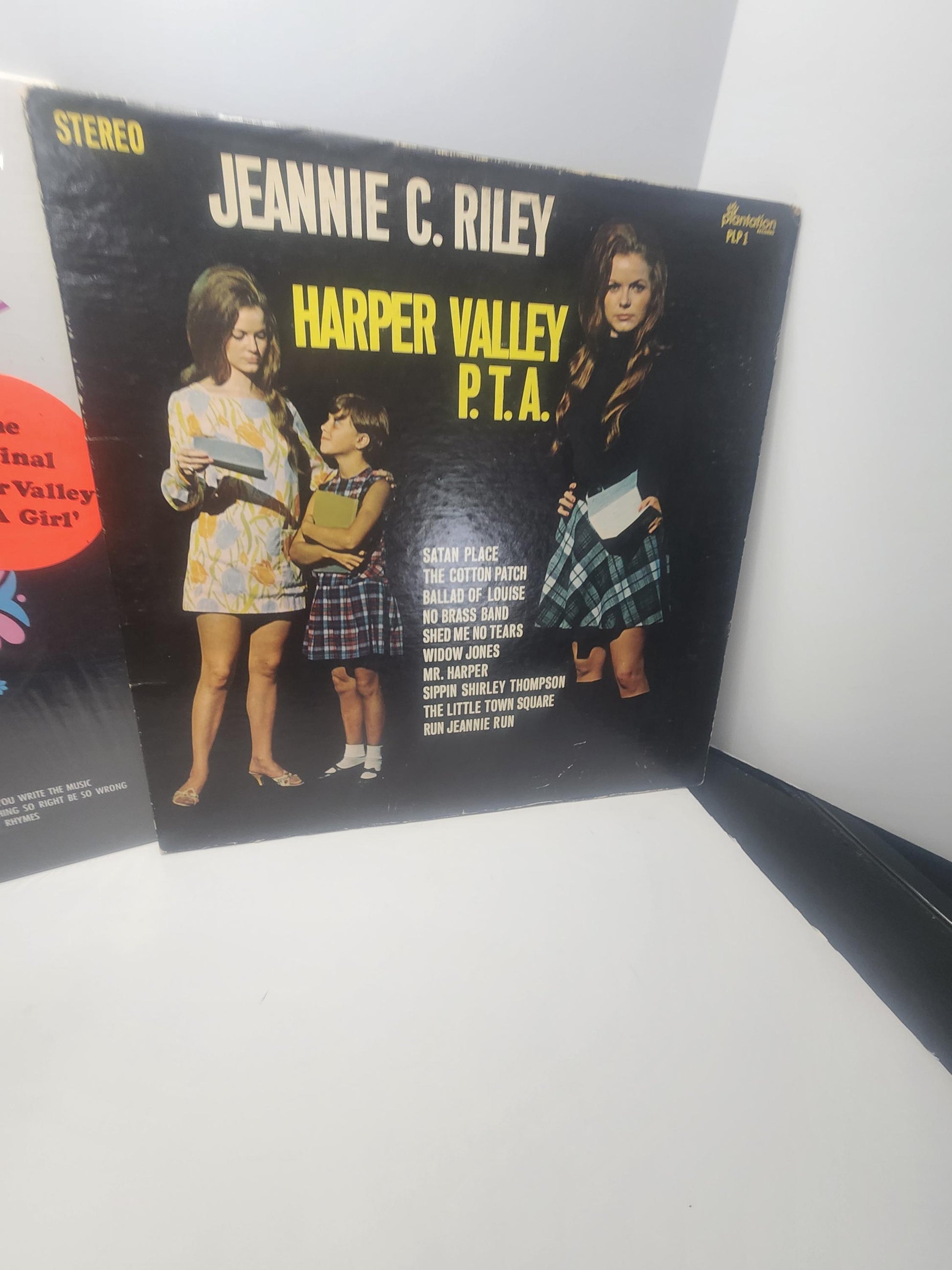 Jeannie Riley Vintage 1980's Vinyl LP Records LOT Of 2 - Jeannie Riley - Records - Vinyl - Vintage Records - Vinyl LP Records