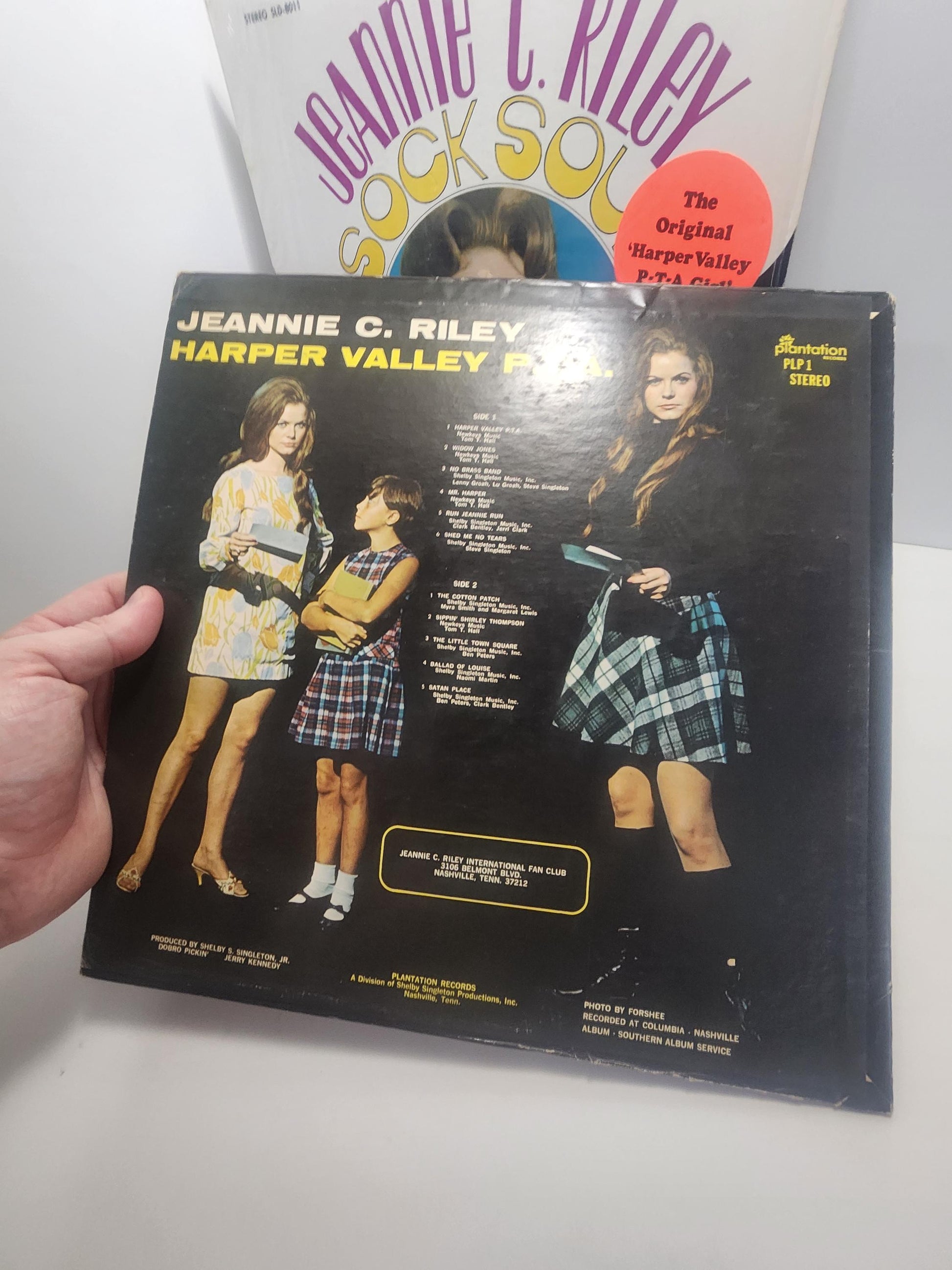 Jeannie Riley Vintage 1980's Vinyl LP Records LOT Of 2 - Jeannie Riley - Records - Vinyl - Vintage Records - Vinyl LP Records