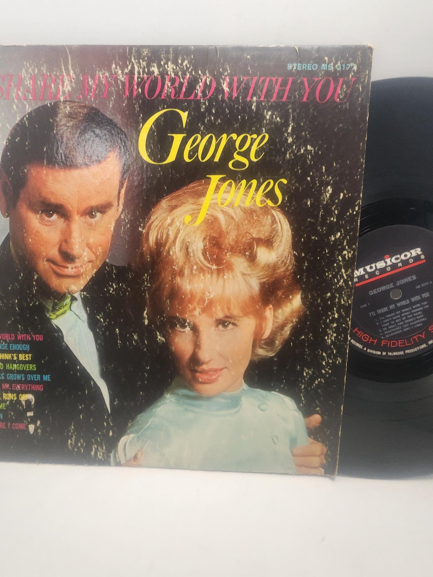 George Jones 1980's Vinyl Lp Record - Records - Vinyl - Vinyl Records - George Jones - George Jones Records - Music - Vintage Music