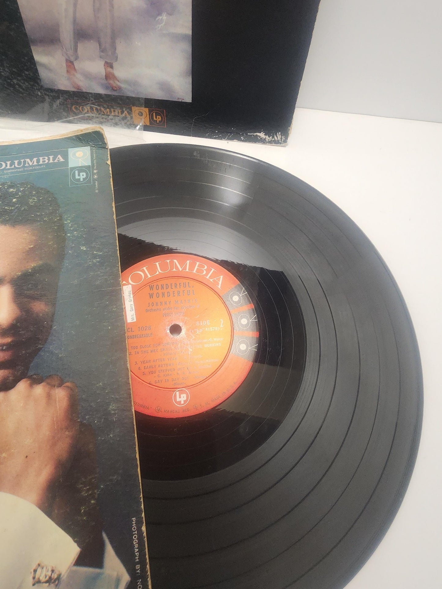 Johnny Mathis Vintage 1980's Orginal Vinyl LP Records LOT Of 2 - Johnny Mathis - Johnny Mathis Records - Vinyl - Vinyl Records - LP Records
