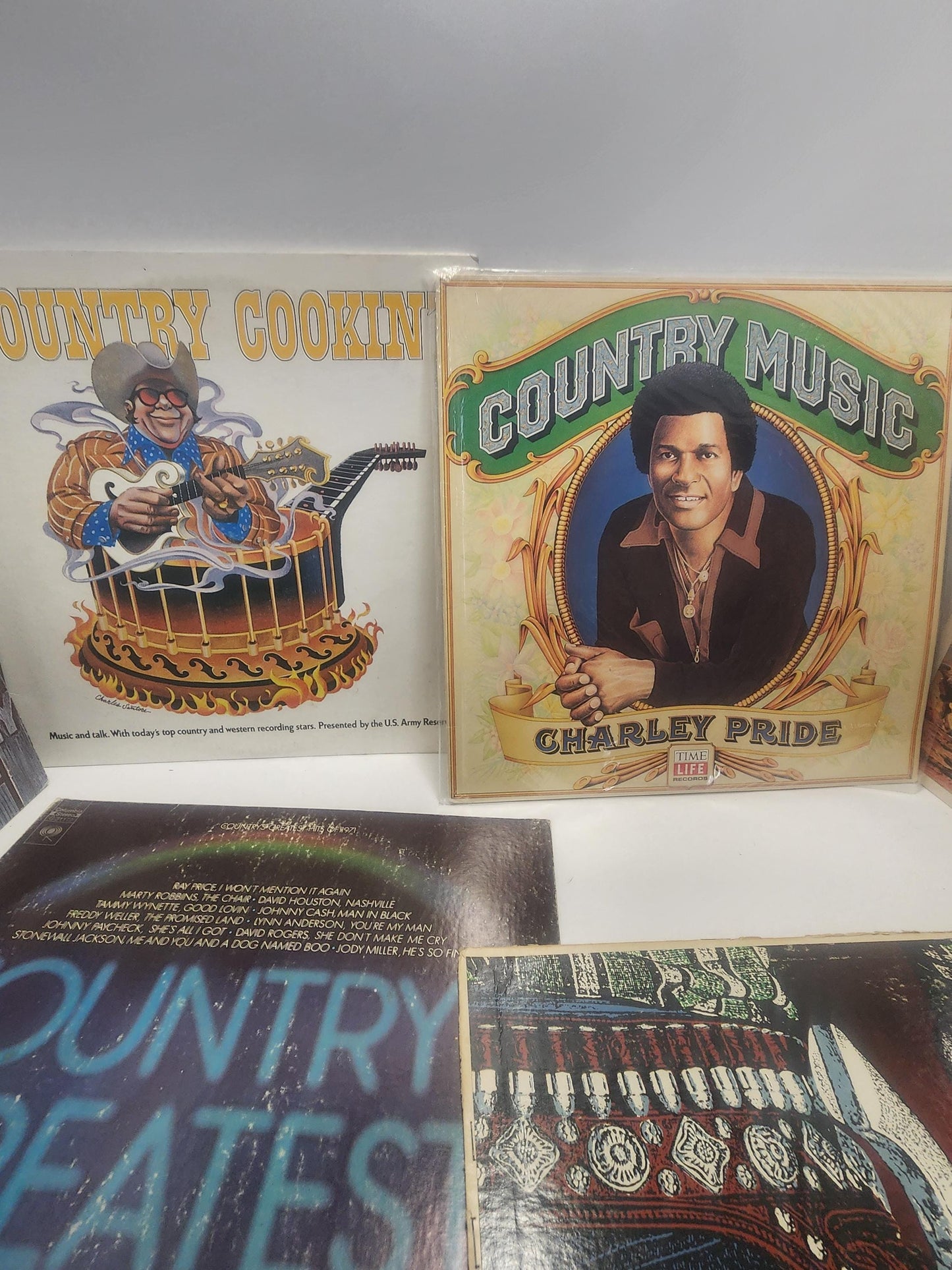Country Vinyl Records Mixed LOT of 6 - 1970's - 1980's - Country - Country Music - Country Records - Vinyl Records