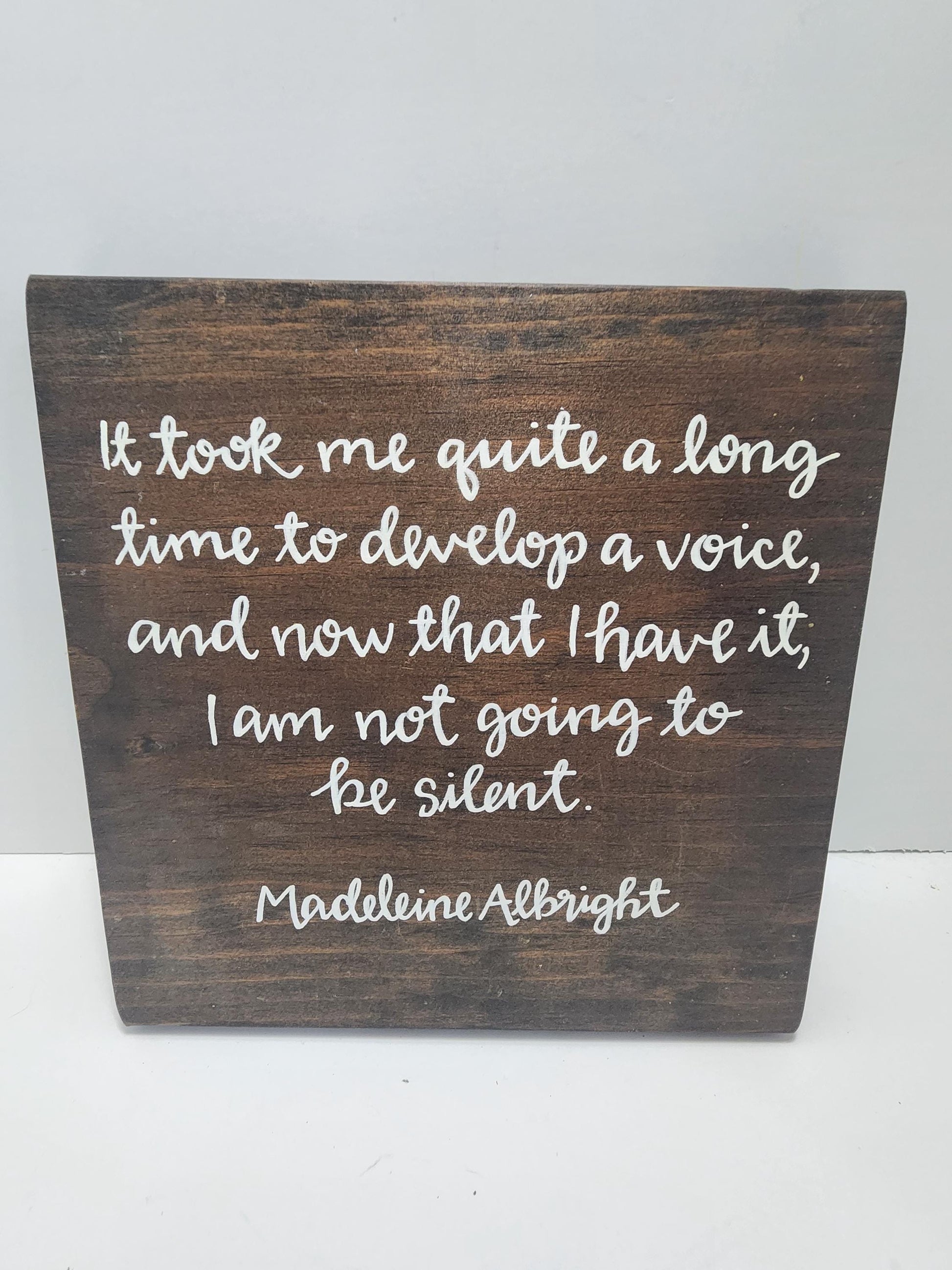 Self Indepence & Voice Home Decor DmSign - Signs - Decor - Home Decor - Self - Happiness - A Voice - My Voice - Gift Signs - Home Decoration