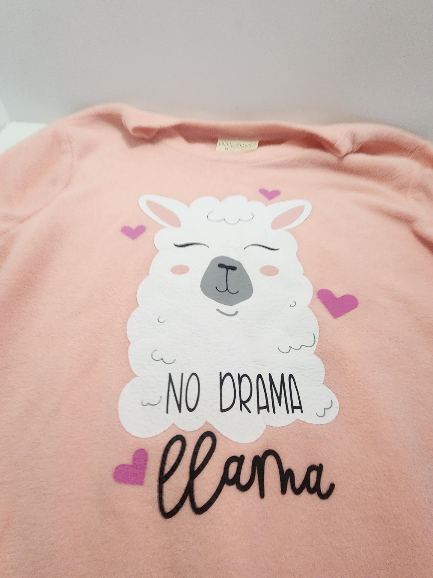 Women's Size Medium No Drama Llama Sweatshirt - Sweatshirts - Llama - No Drama Llama - Women's Clothing - Gifts For Women