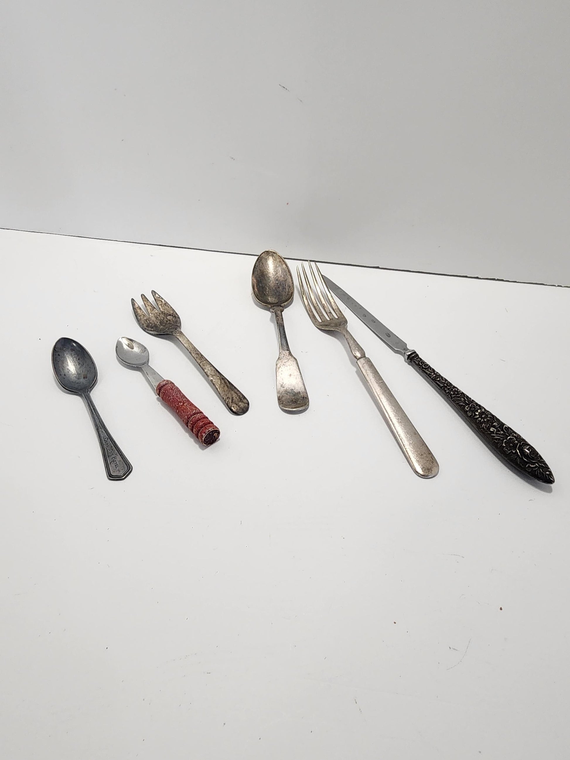 Antique Mixed LOT Of 1940's 1960's Silverware - Silverware - Kitchen - Cutlery - Antiques - 1940's- Vintage Kitchen