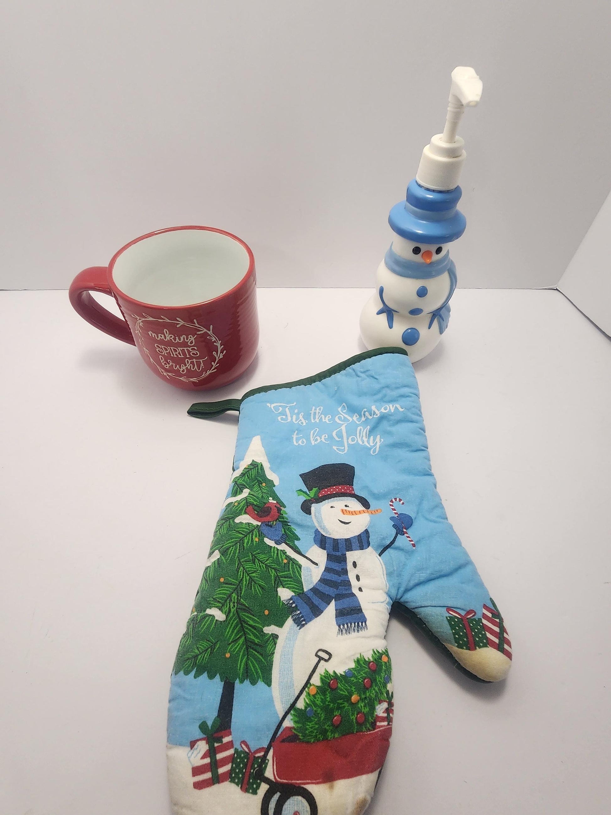 Snowman Christmas Decorations With Coffee Mug LOT Of 3 - Snowmen - Snowman - Christmas - Coffee Mugs - Mugs - Christmas Mug - Kitchen - Deco