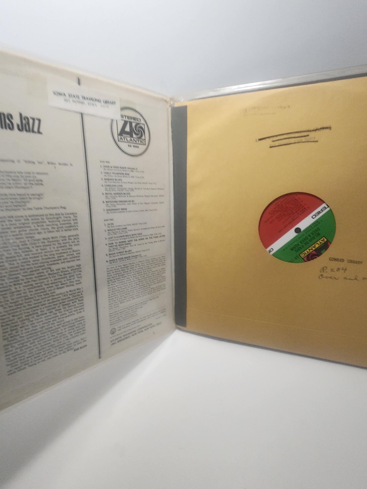 Vinyl Record Album Over & Over By Milburn De Paris - Atlantic Records - Over And Over - Vinyl - Vinyl Records - Milburn De Paris - Records