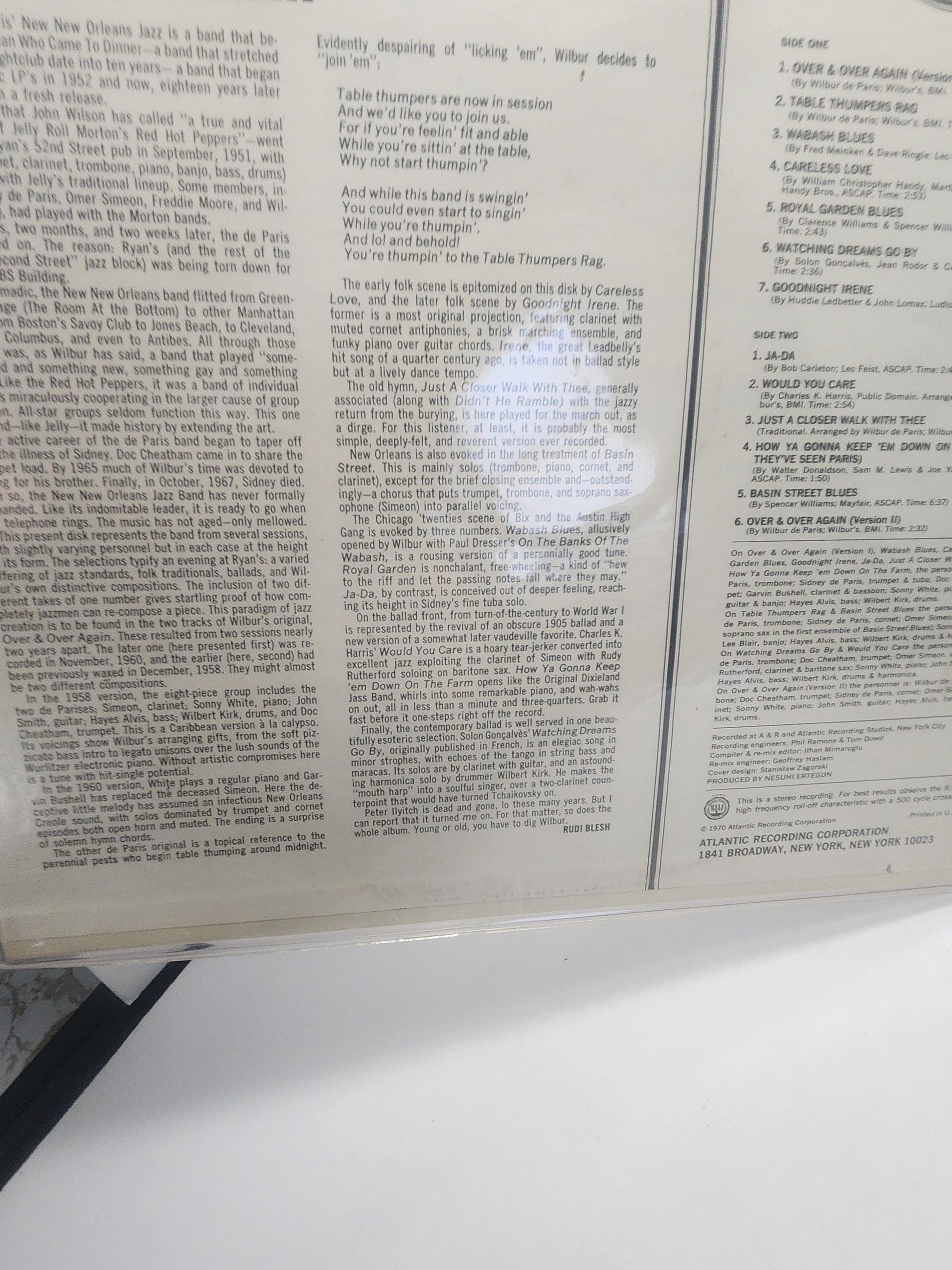 Vinyl Record Album Over & Over By Milburn De Paris - Atlantic Records - Over And Over - Vinyl - Vinyl Records - Milburn De Paris - Records