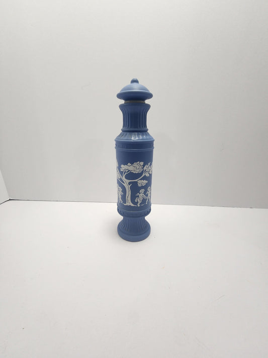 Avon Avonshire Blue Charisma Cologne Perfume Bottle Decanter Wedgewood - Avon - Avon Bottles - Wedgewood - Decanters