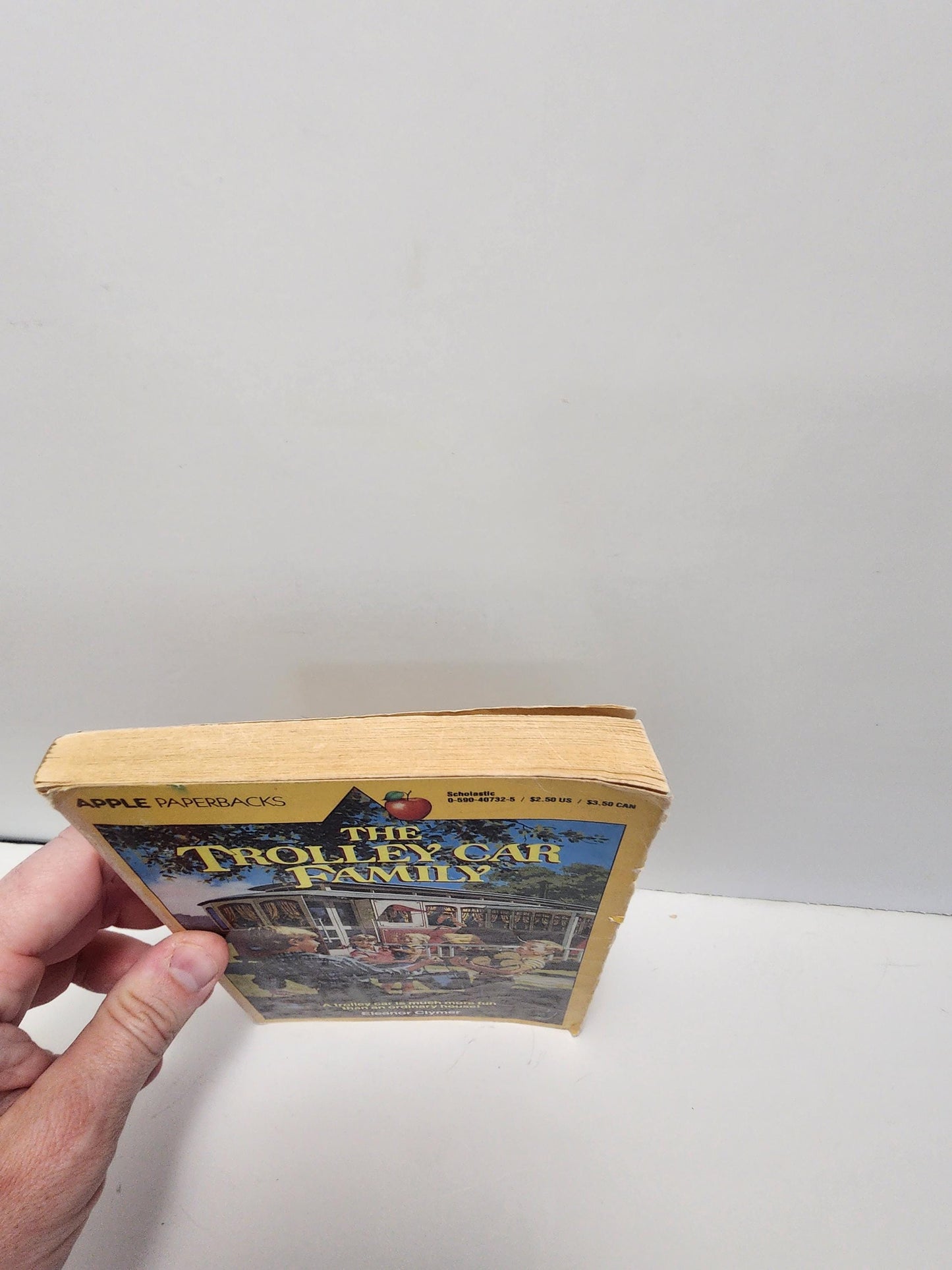 Apple Paperbacks The Trolley Car Family - The Trolley Car Family - Apple Paperbacks - Vintage Books - Apple Books - 1980's