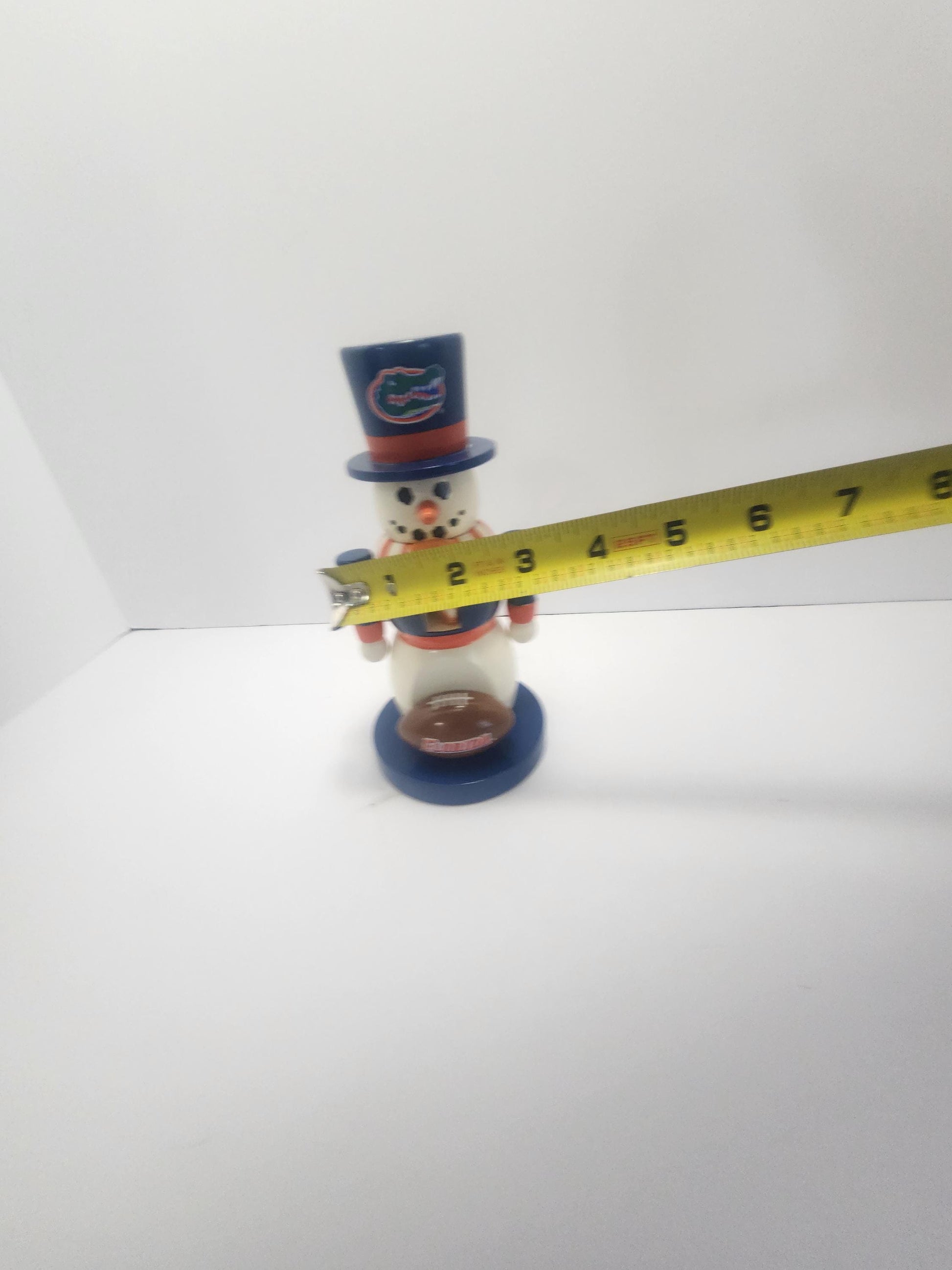 Florida Gators Special RARE Snowman Nutcracker - Nutcrackers - Florida - Florida Gators - Snowman - Snowmen - Christmas Decorations