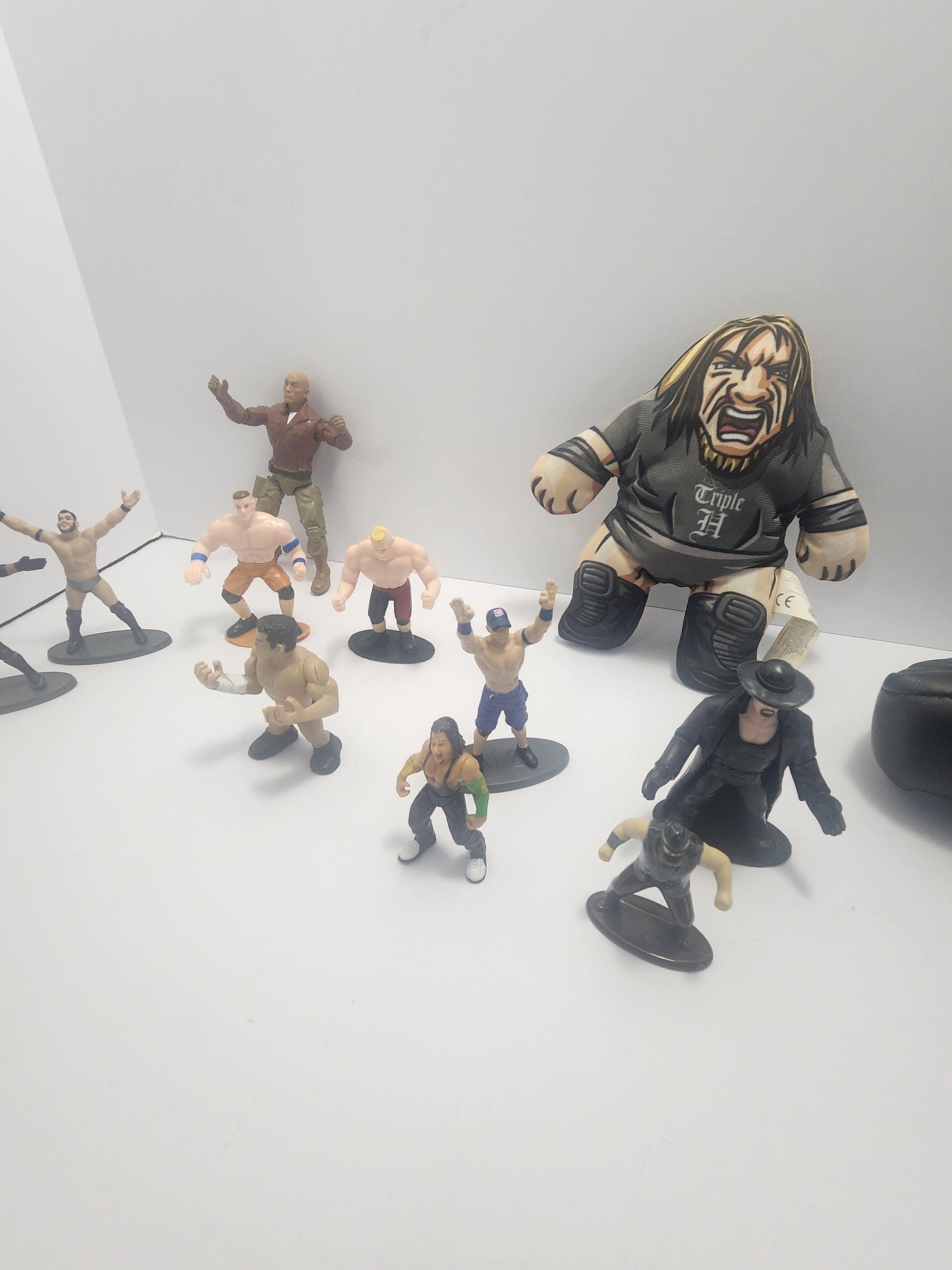 Wwf Action Figures Vintage & Minature Figures LOT - Wwe - Wwf - Wrestlers - Wrestling Figures - Vintage Toys - Hhh - The Undertaker