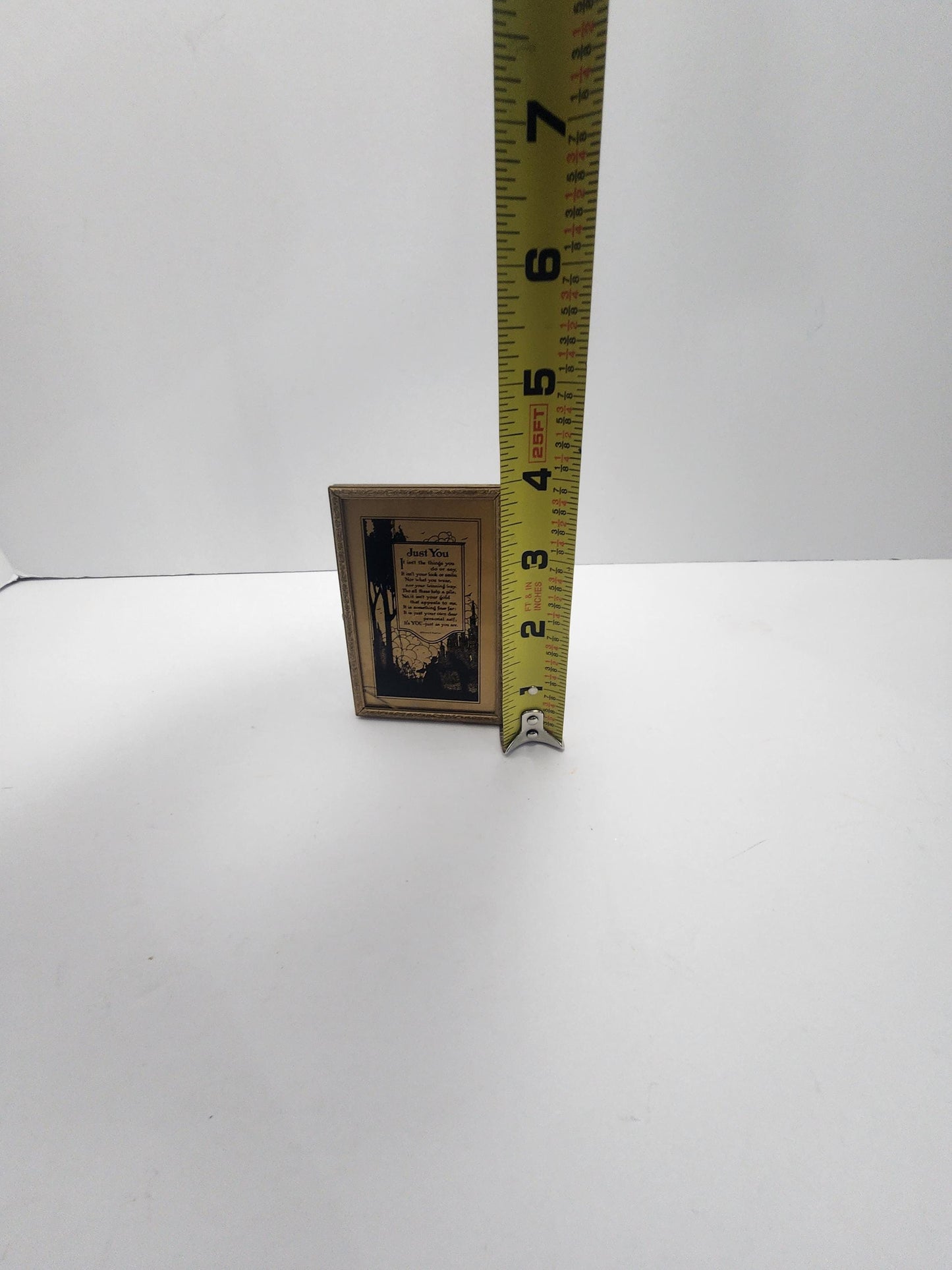 Vintage Art Deco Framed Print & Mirror by Emma E. Koehler, Titled "Just You" - 1930's - Poems - Vintage Poems - Mirror - Emma Koehler