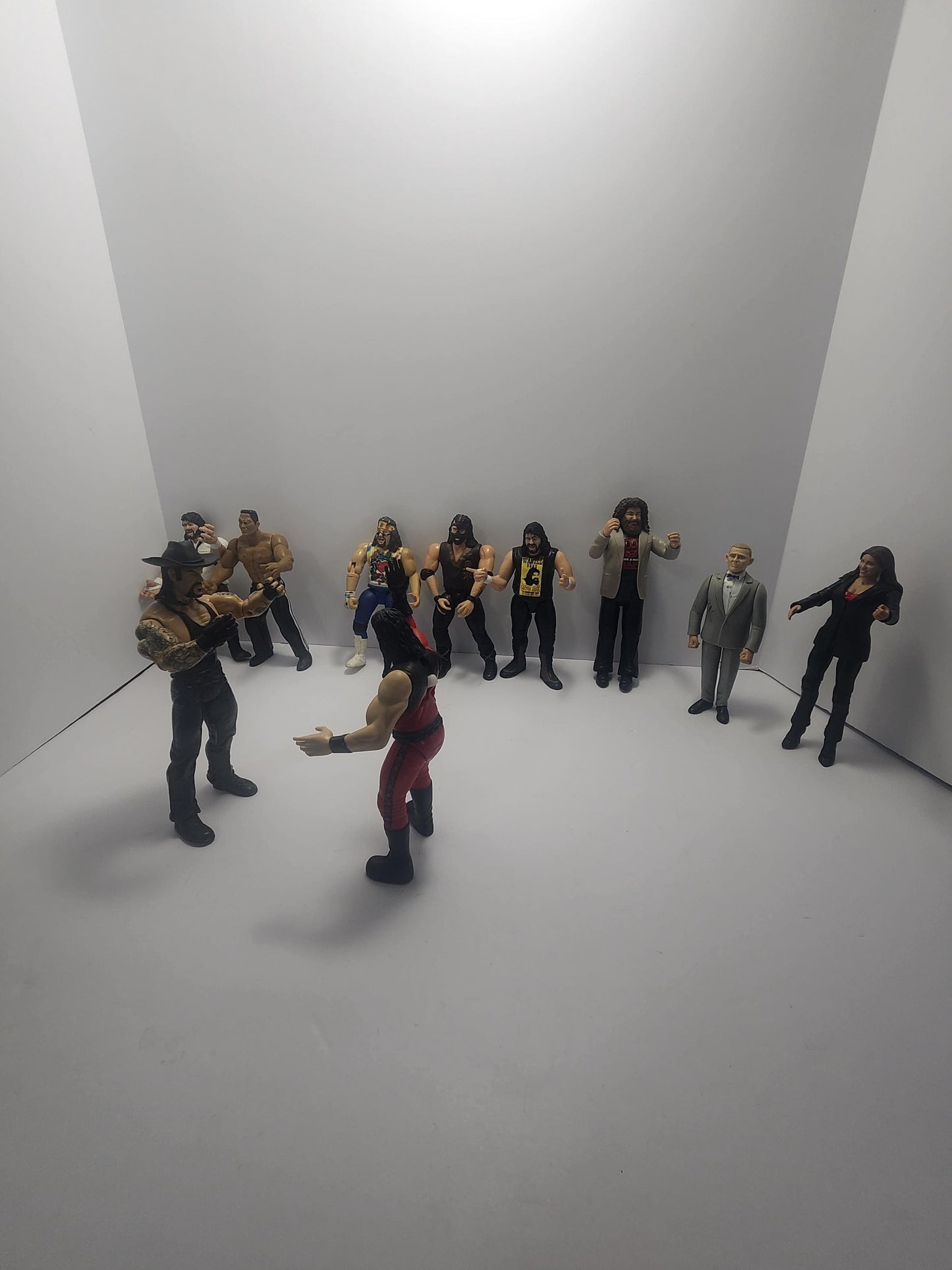 WWF Vintage 1990's Wrestling Action Figures - Mick Foley - The Undertaker - The Rock - Wwf - Wwe - Wrestlers - Wrestling Toys