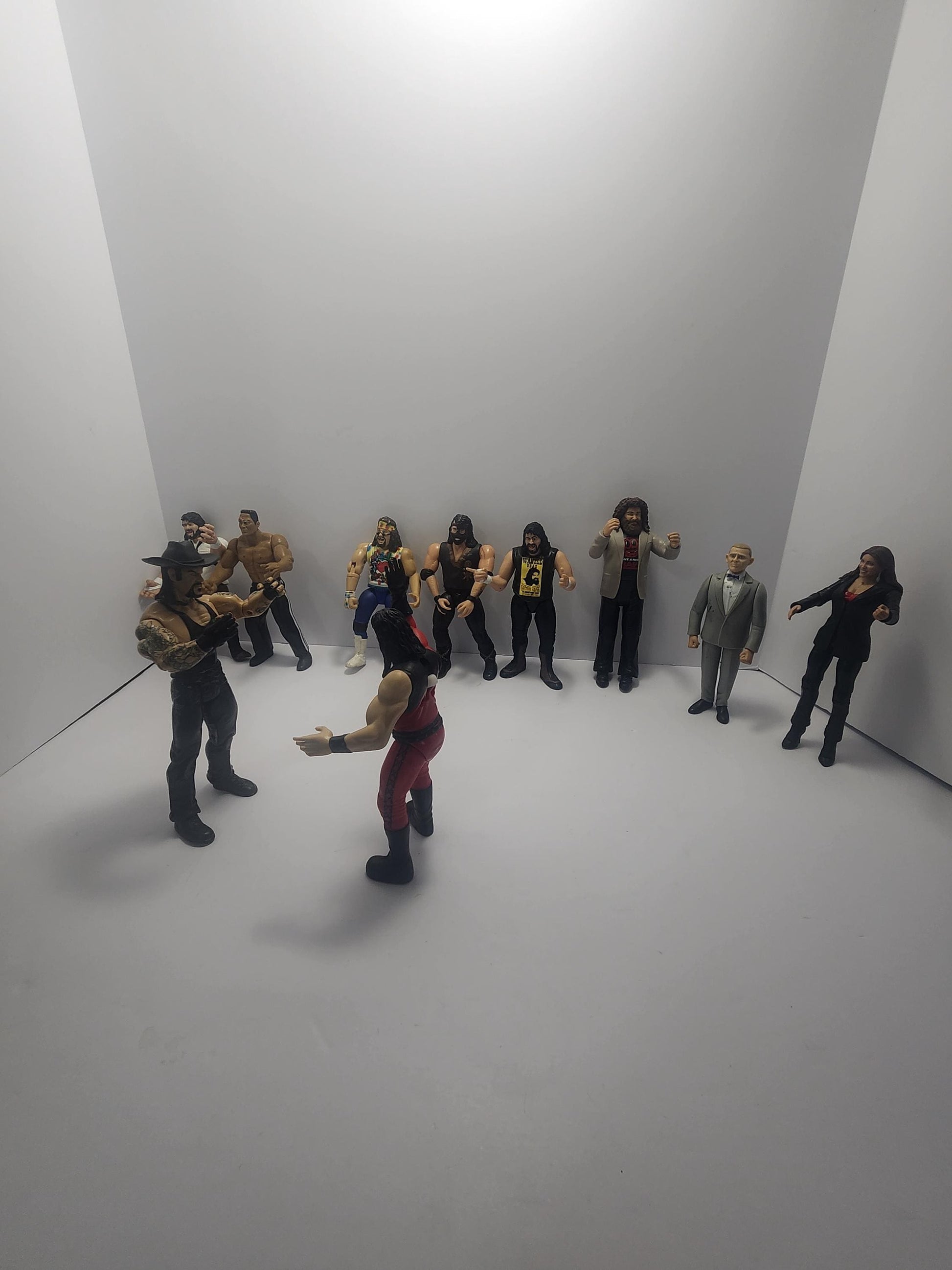 WWF Vintage 1990's Wrestling Action Figures - Mick Foley - The Undertaker - The Rock - Wwf - Wwe - Wrestlers - Wrestling Toys