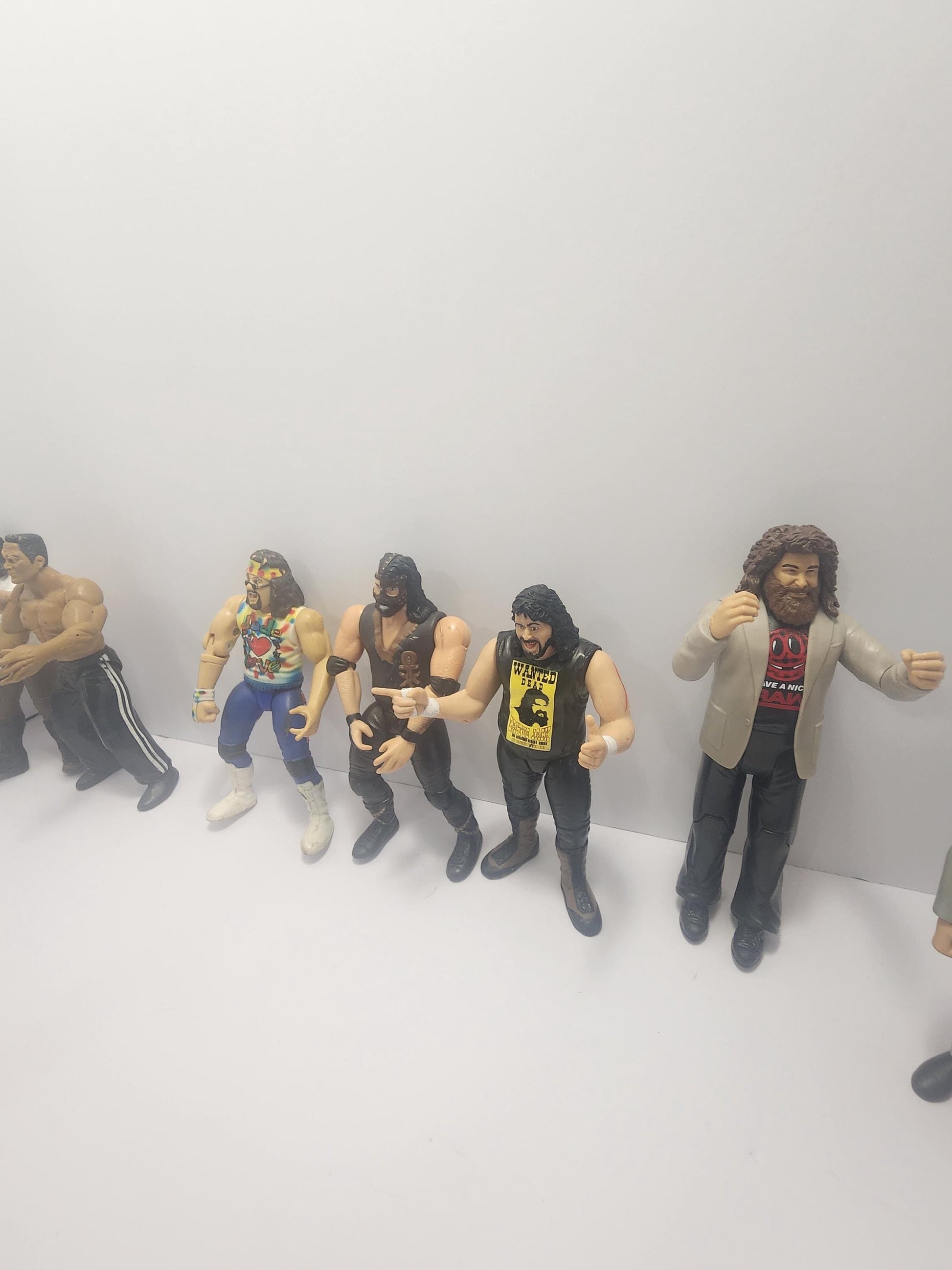 WWF Vintage 1990's Wrestling Action Figures - Mick Foley - The Undertaker - The Rock - Wwf - Wwe - Wrestlers - Wrestling Toys