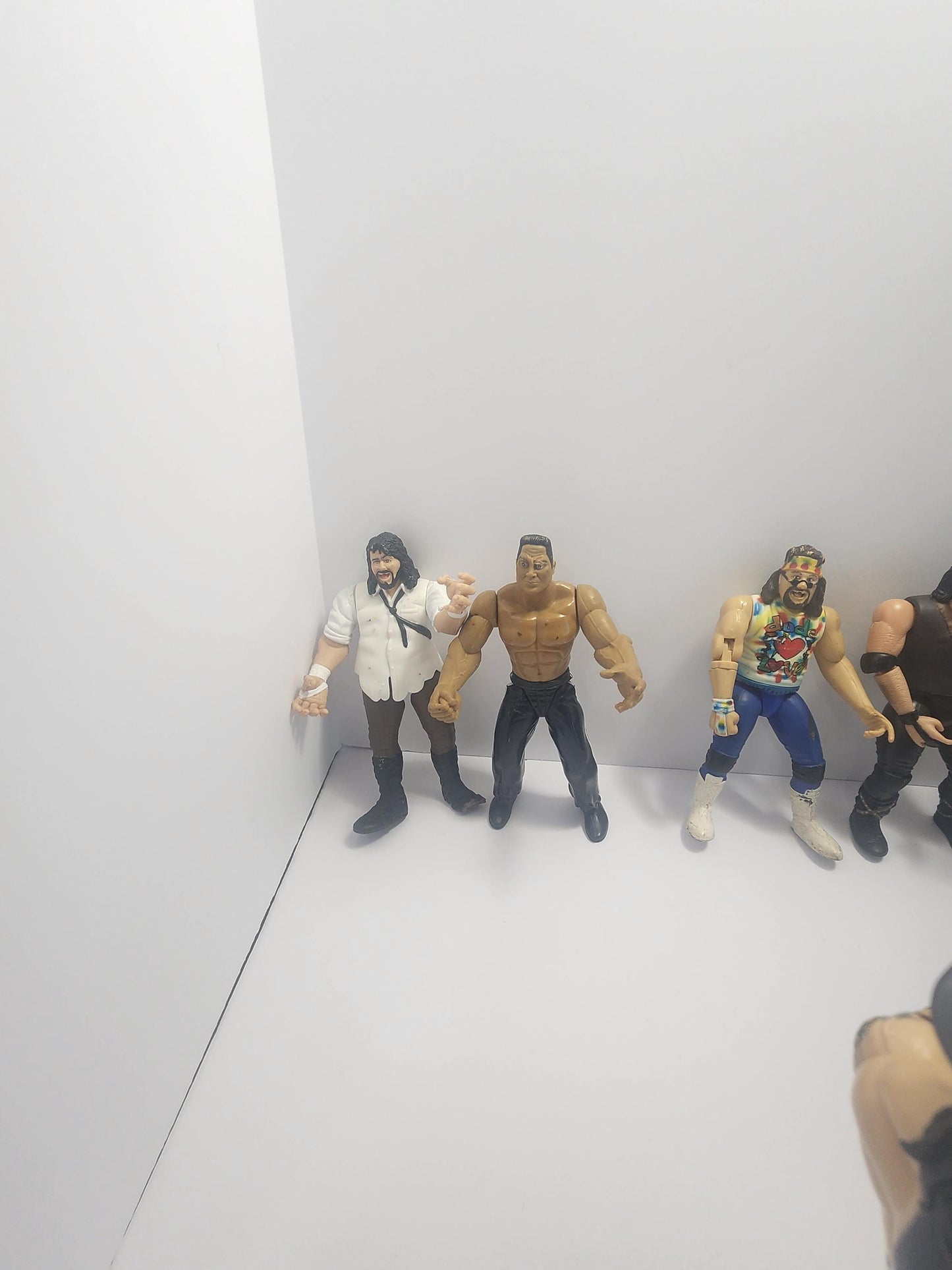 WWF Vintage 1990's Wrestling Action Figures - Mick Foley - The Undertaker - The Rock - Wwf - Wwe - Wrestlers - Wrestling Toys