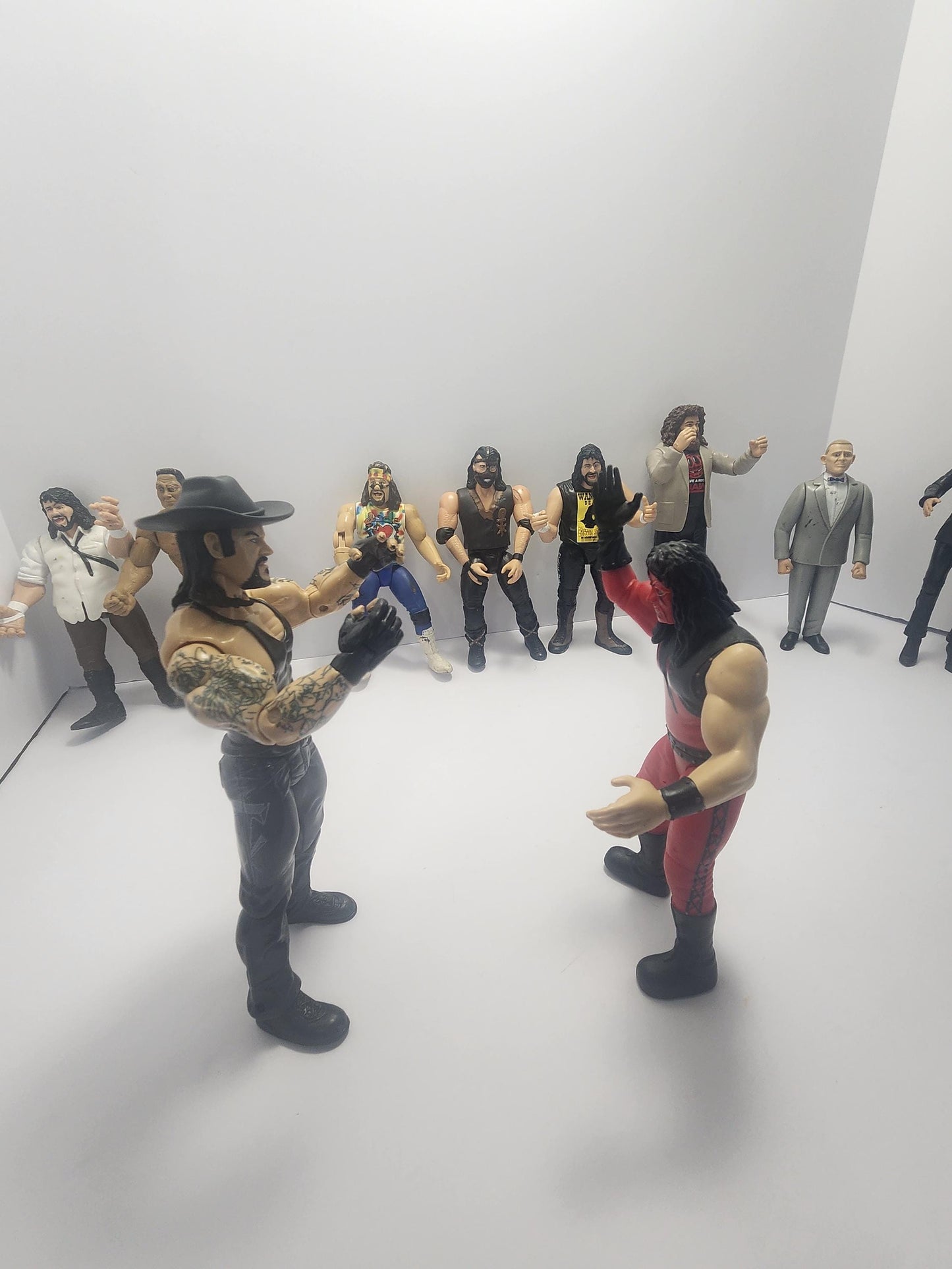 WWF Vintage 1990's Wrestling Action Figures - Mick Foley - The Undertaker - The Rock - Wwf - Wwe - Wrestlers - Wrestling Toys