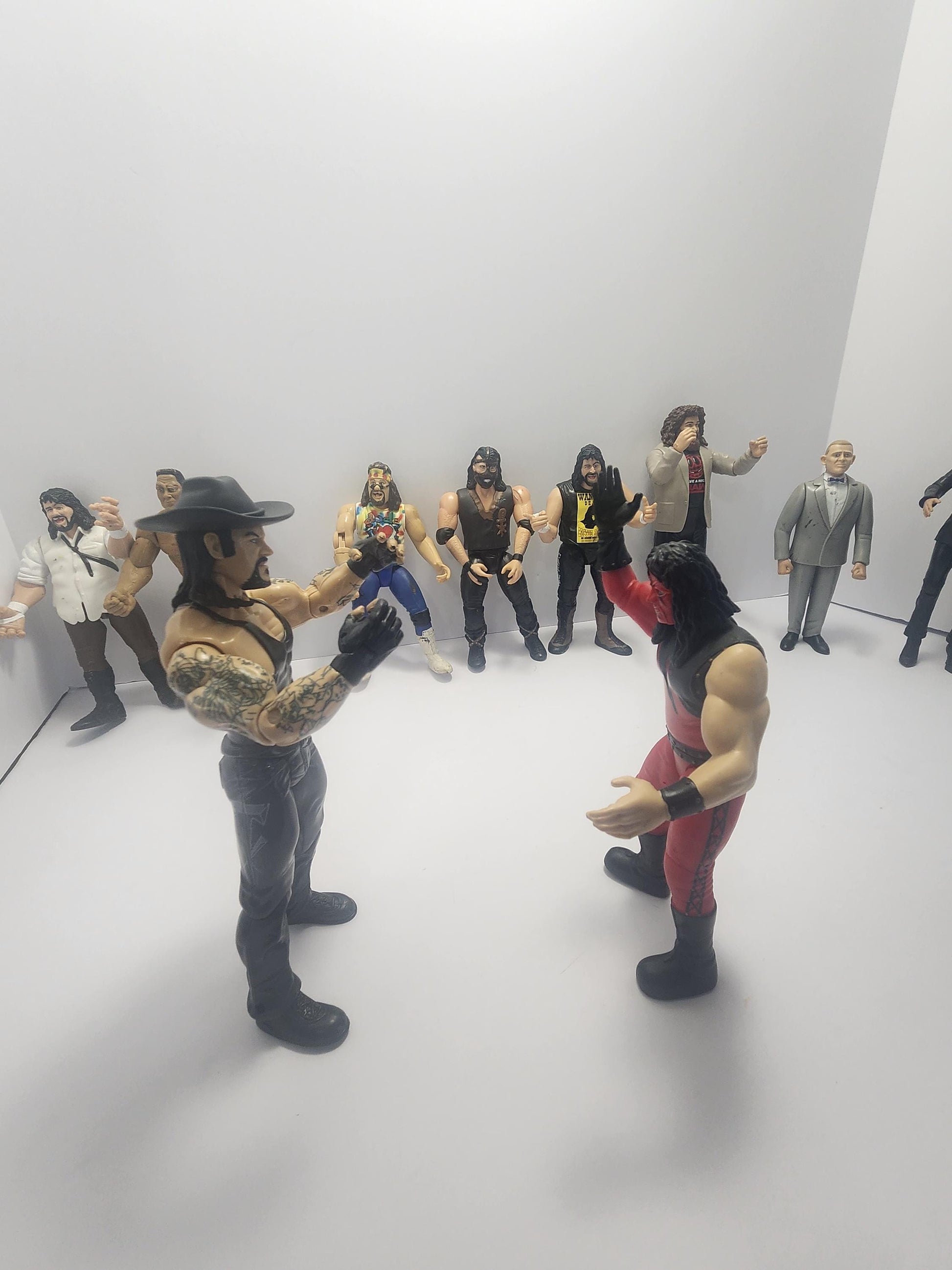 WWF Vintage 1990's Wrestling Action Figures - Mick Foley - The Undertaker - The Rock - Wwf - Wwe - Wrestlers - Wrestling Toys