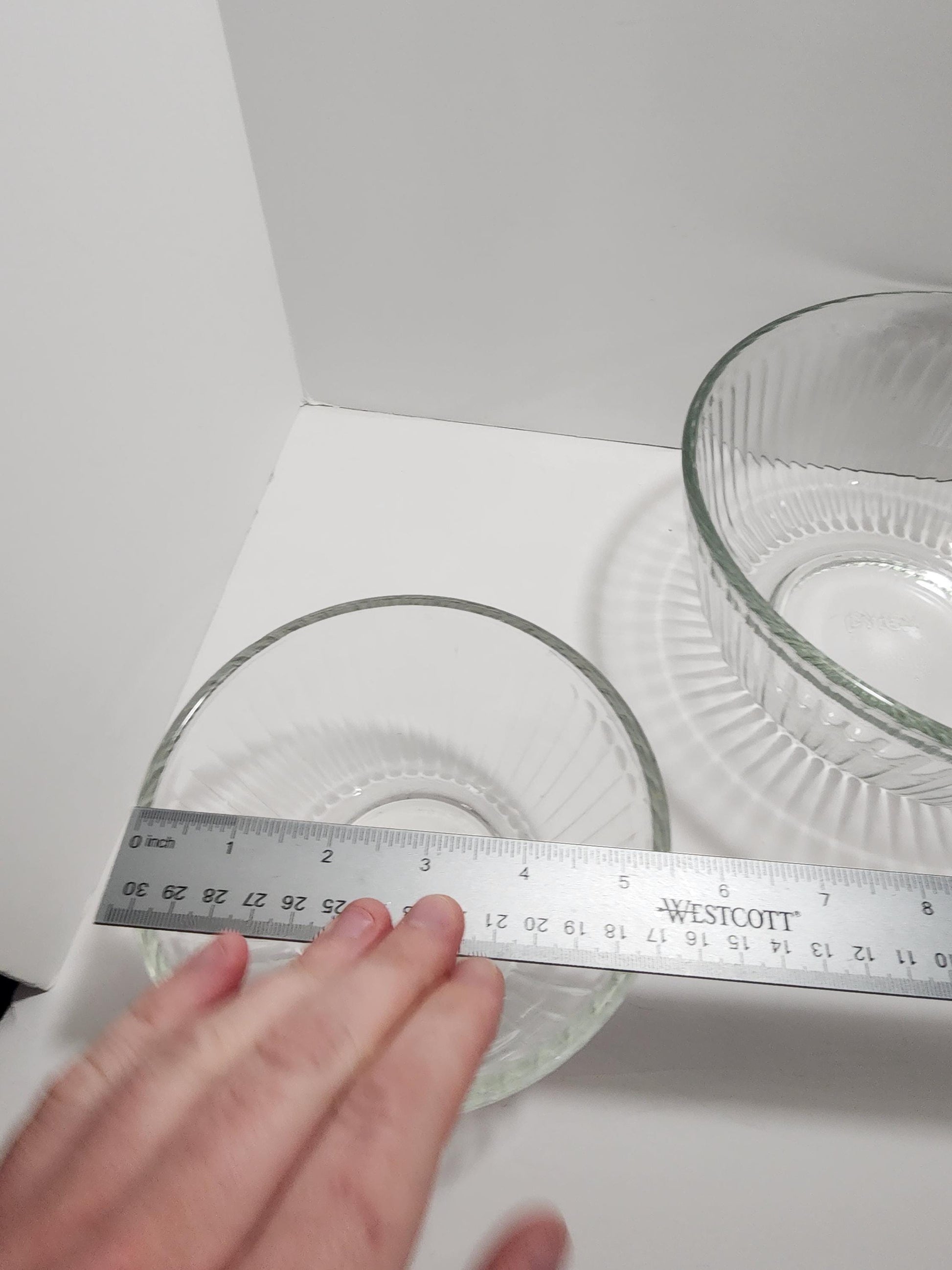 Pyrex Glass Mixing Bowls LOT Of 3 - Pyrex - Glass Bowls - Mixing Bowls - Glass Mixing Bowld - Pyrex Bowls - Pyrex Glass