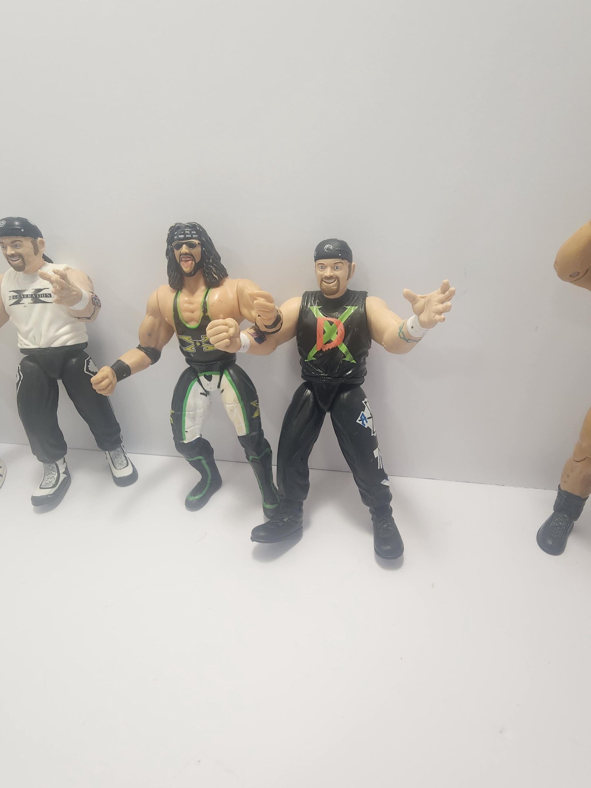 WWE Wrestling Action Figures Factions - Dx - Wwf - Wwe - Wrestlers - Action Figures - Evolution - Jersey Triad - DDP - Wrestling Toys