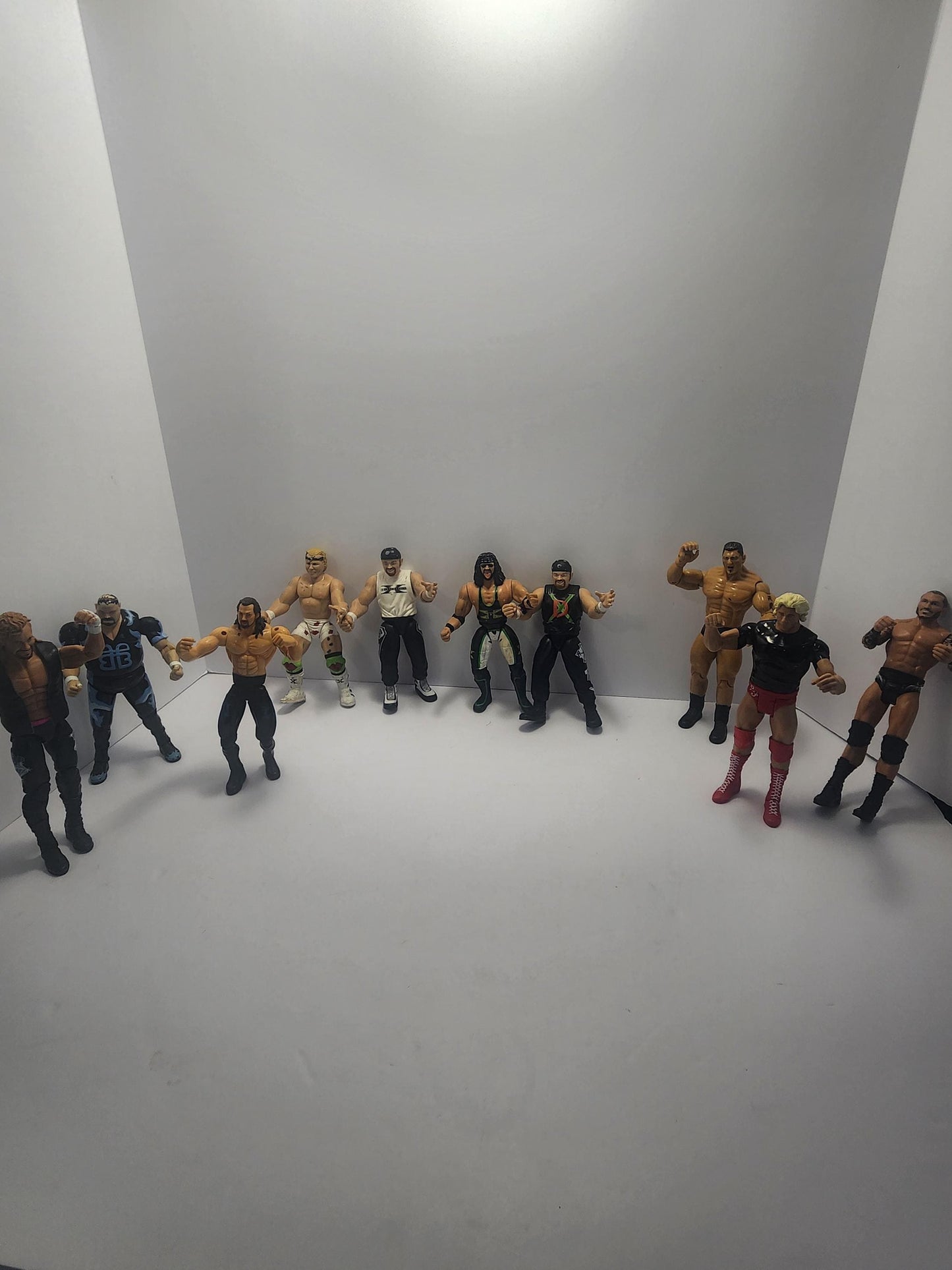 WWE Wrestling Action Figures Factions - Dx - Wwf - Wwe - Wrestlers - Action Figures - Evolution - Jersey Triad - DDP - Wrestling Toys