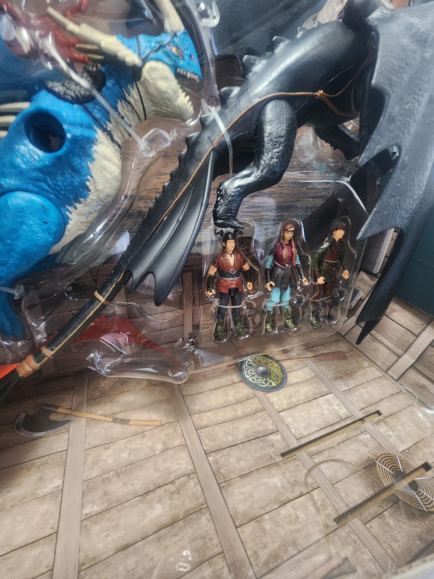 How To Train Your Dragon Action Figures Playset In Box - How To Train Your Dragon - Dragons - Toy Dragons - Action Figures - Toothless