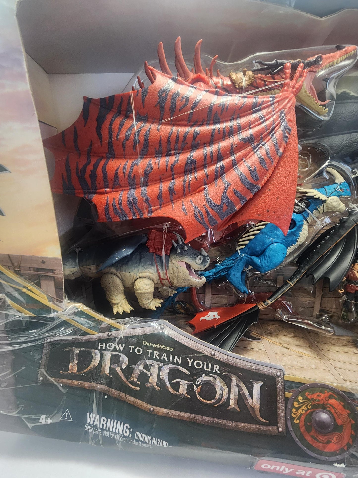 How To Train Your Dragon Action Figures Playset In Box - How To Train Your Dragon - Dragons - Toy Dragons - Action Figures - Toothless