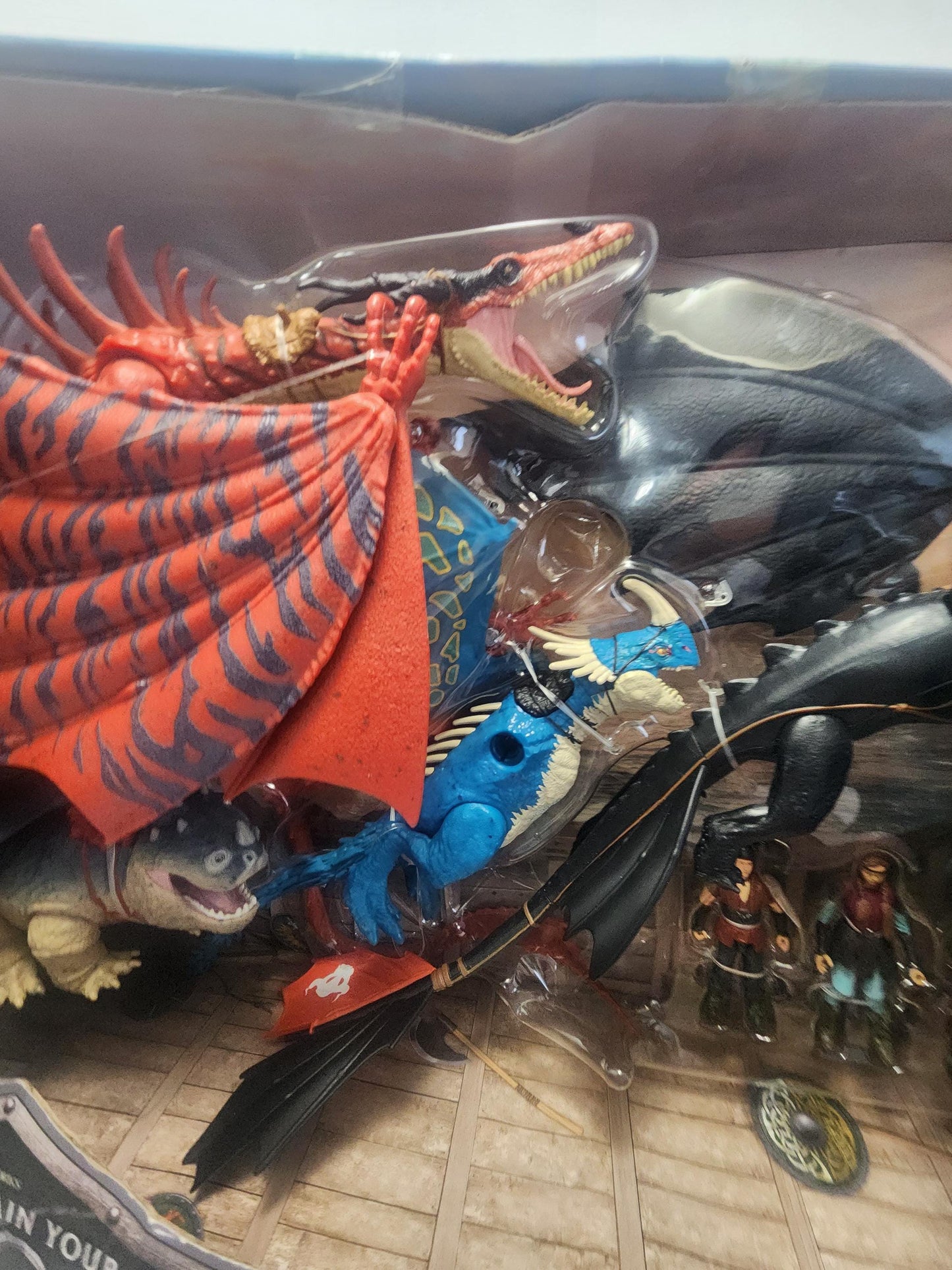 How To Train Your Dragon Action Figures Playset In Box - How To Train Your Dragon - Dragons - Toy Dragons - Action Figures - Toothless