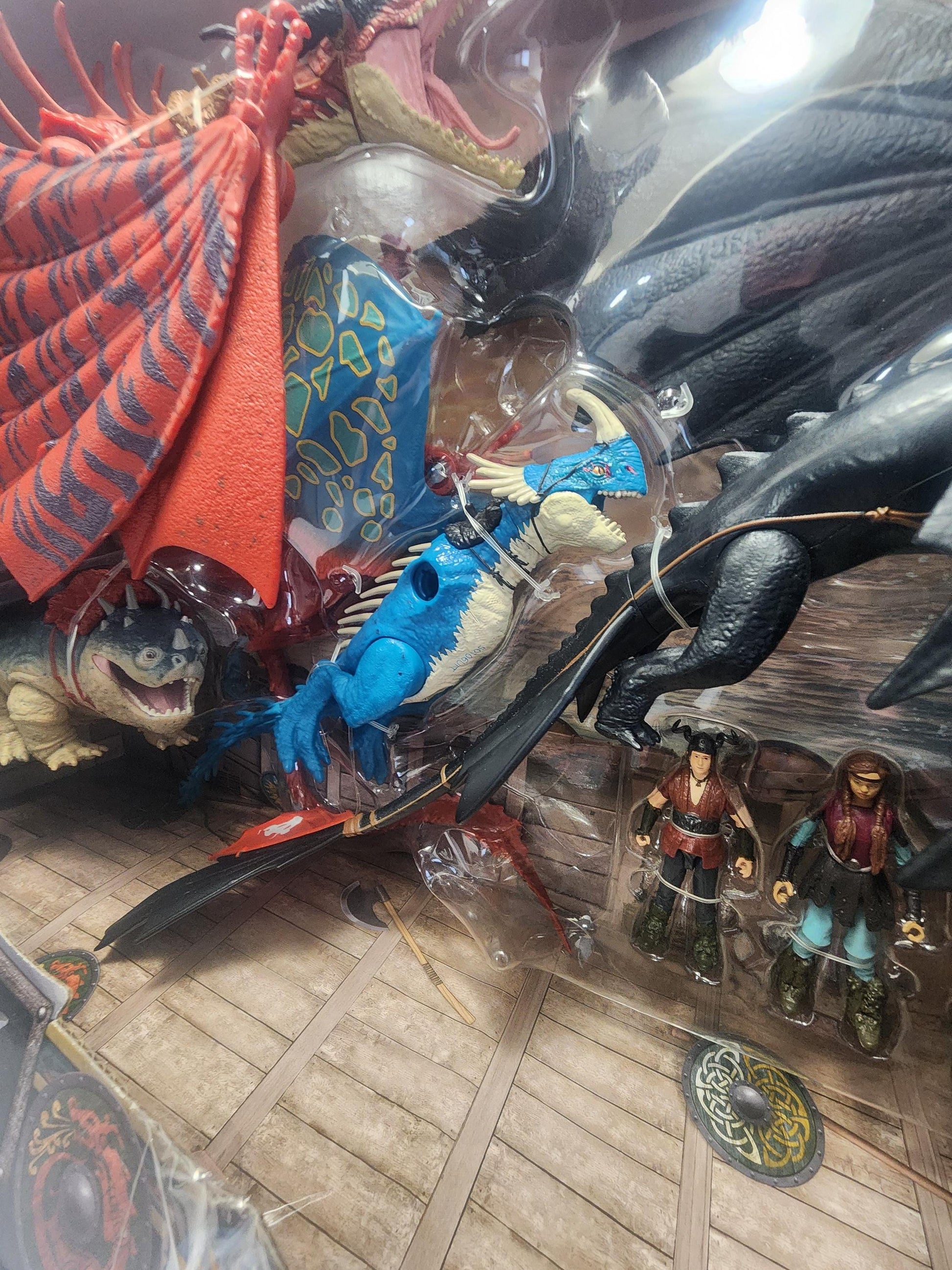 How To Train Your Dragon Action Figures Playset In Box - How To Train Your Dragon - Dragons - Toy Dragons - Action Figures - Toothless