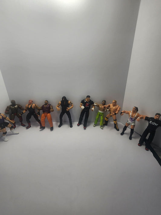 1990's WwF & ECW Wrestling Action Figures - Ecw - Wwf - Wwf Toys - Wrestlers - Wrestling Action Figures - Wrestling Gifts - Wrestling Toys