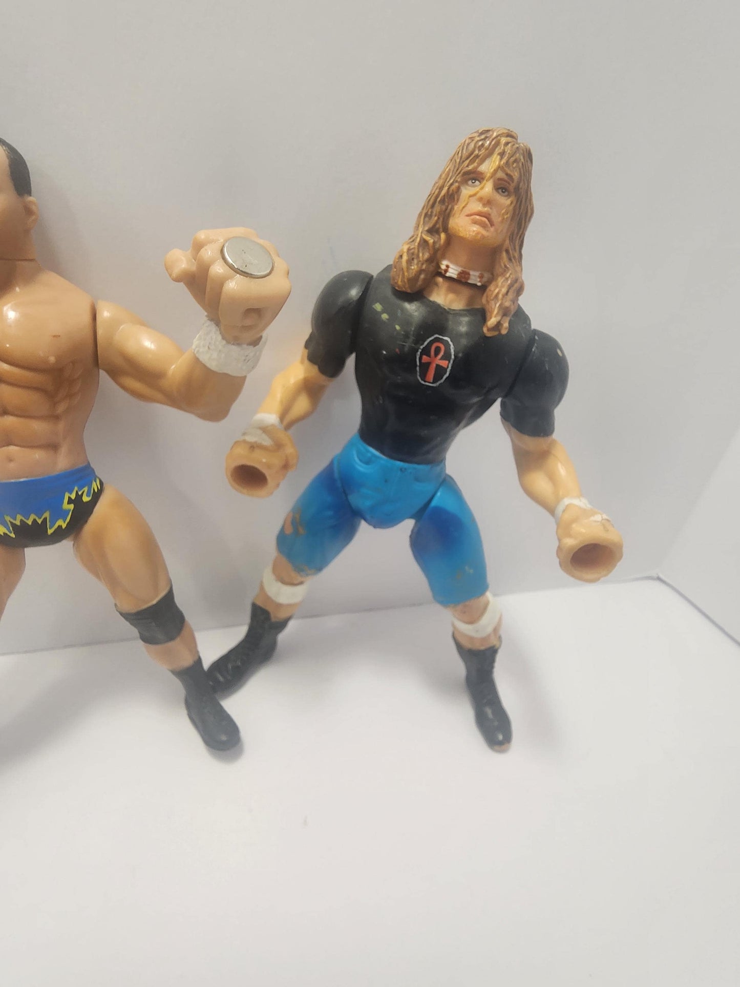 Vintage 1990's Wwf OR WCW Wrestling Action Figures - Raven - Four Horsemen - Sweatin Wrestling - Edge - Wwe - Wwf - Wrestlers - Action Figur