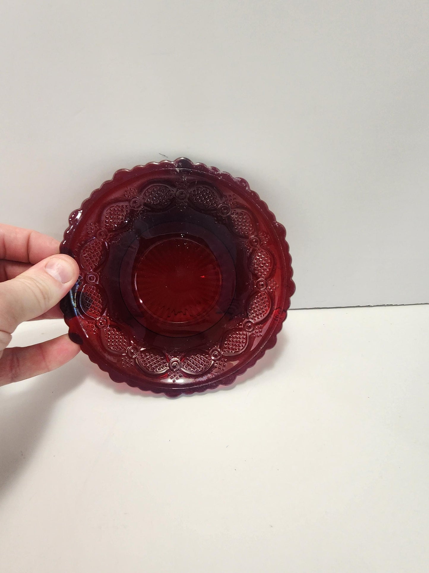 1876 Cape Cod Collection Red Avon Dessert Or Salad Plate - Plates - Cape Cod - Cape Cod Collection - Salad Plate - Dessert Plate - Avon