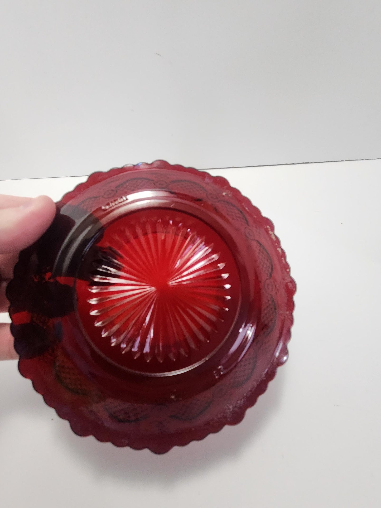 1876 Cape Cod Collection Red Avon Dessert Or Salad Plate - Plates - Cape Cod - Cape Cod Collection - Salad Plate - Dessert Plate - Avon