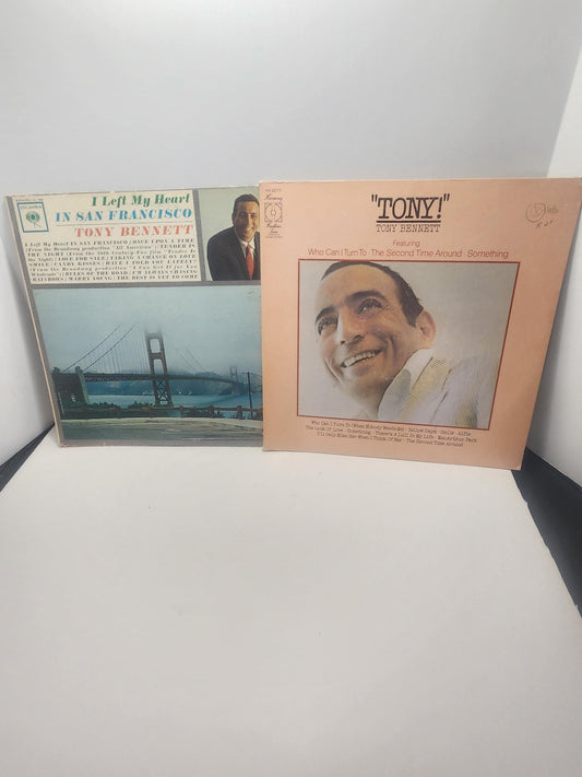 Tony Bennett 1980's Vintage Vinyl LP Records LOT Of 2 - Tony Bennett - 1980's - Vinyl - Vinyl Records - Vinyl LP Records - Music