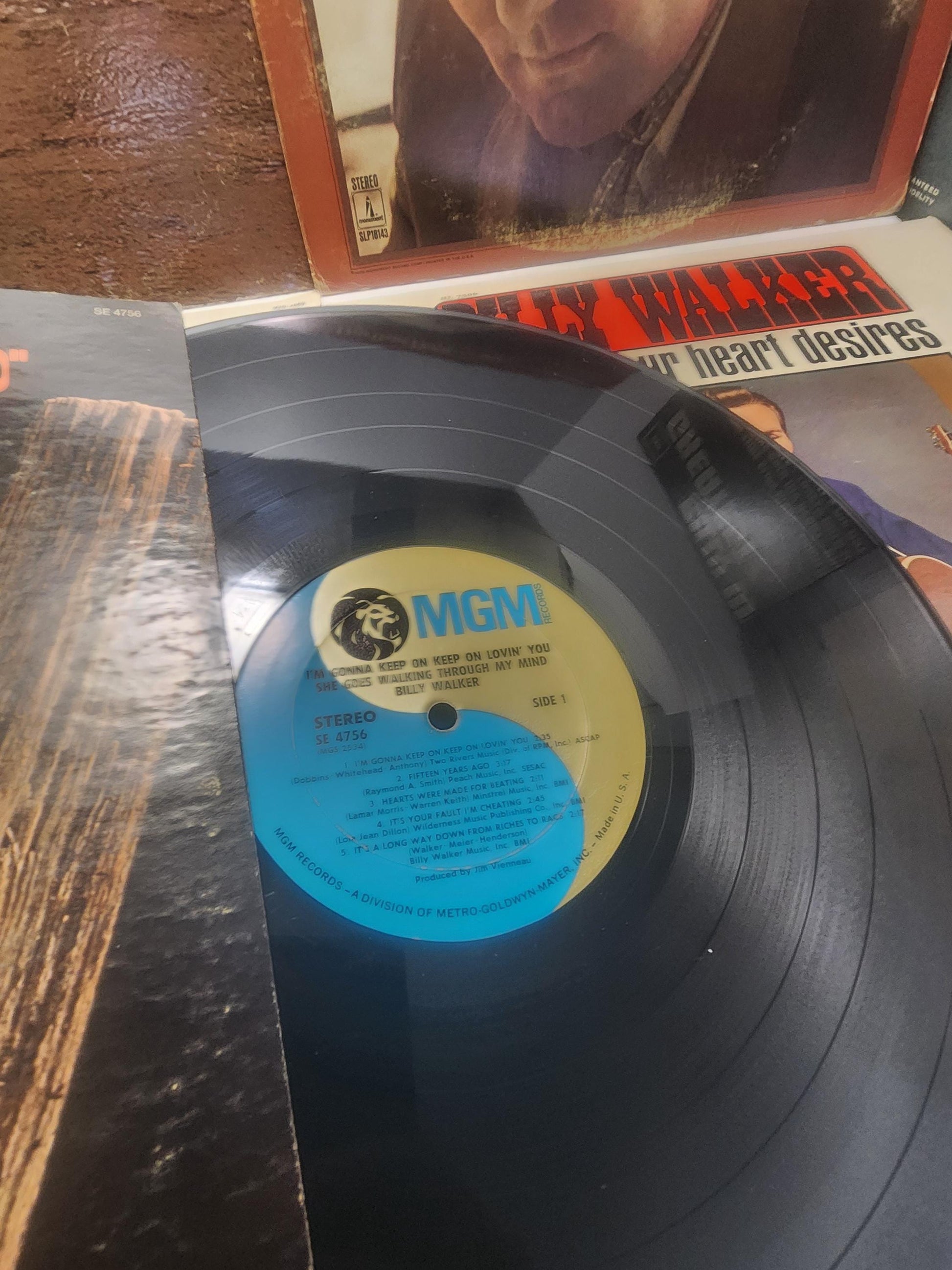 Billy Walker 1970's 1980's Vinyl LP Records LOT Of 9 - Billy Walker - Billy Walker Records - Country Music - Vinyl - Vinyl LP Records