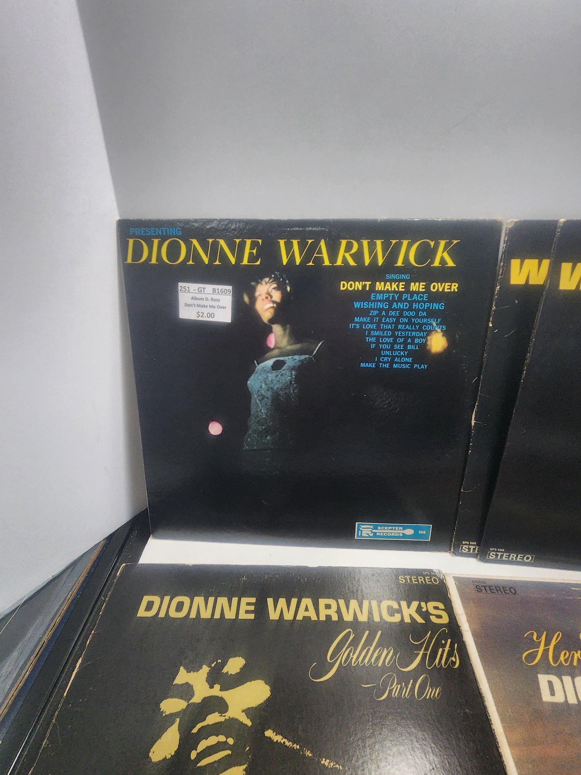Dionne Warwick Vintage 1970's 1980's Vinyl LP Records LOT of 4 - Dionne Warwick - Records - Vinyl - Vinyl Records - Dionne Warwick Records