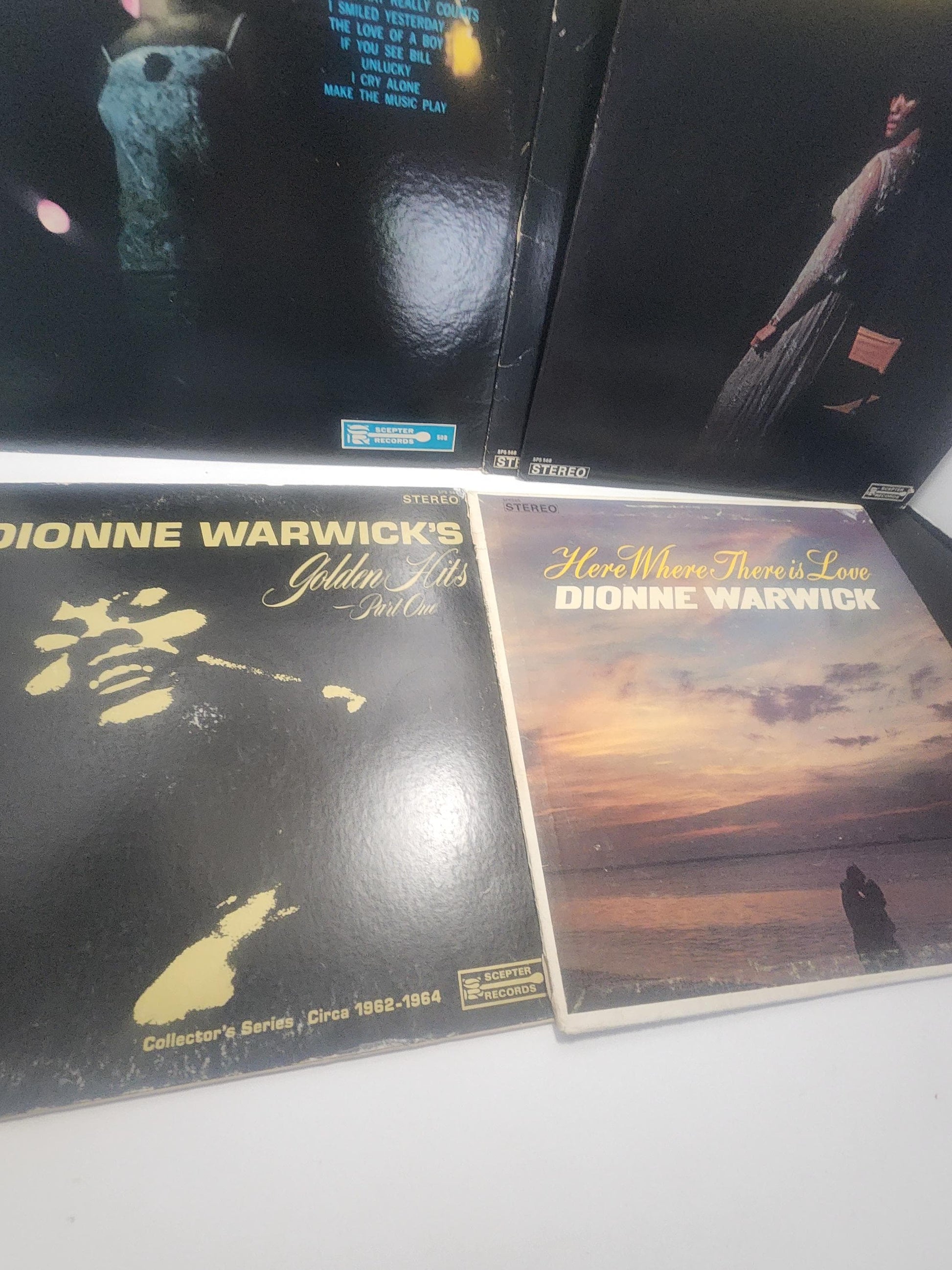 Dionne Warwick Vintage 1970's 1980's Vinyl LP Records LOT of 4 - Dionne Warwick - Records - Vinyl - Vinyl Records - Dionne Warwick Records