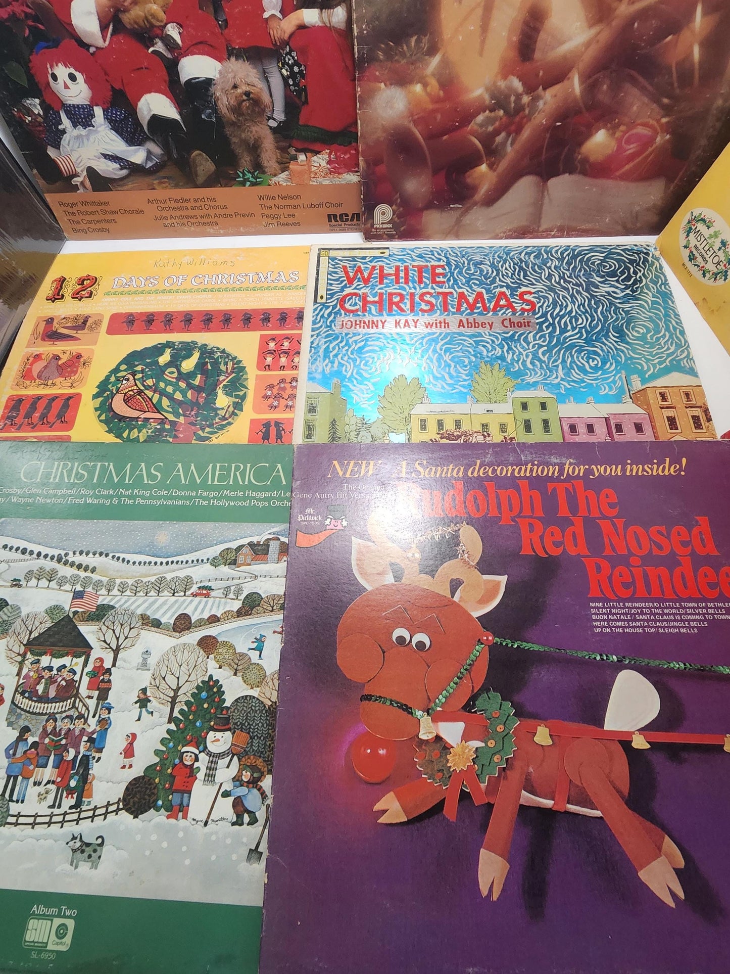 Christmas Vintage 1970's 1980's Vinyl LP Records Mixed LOT - Christmas - Christmas Music - Vinyl - Vinyl Records - LPs - Music - Music Gifts