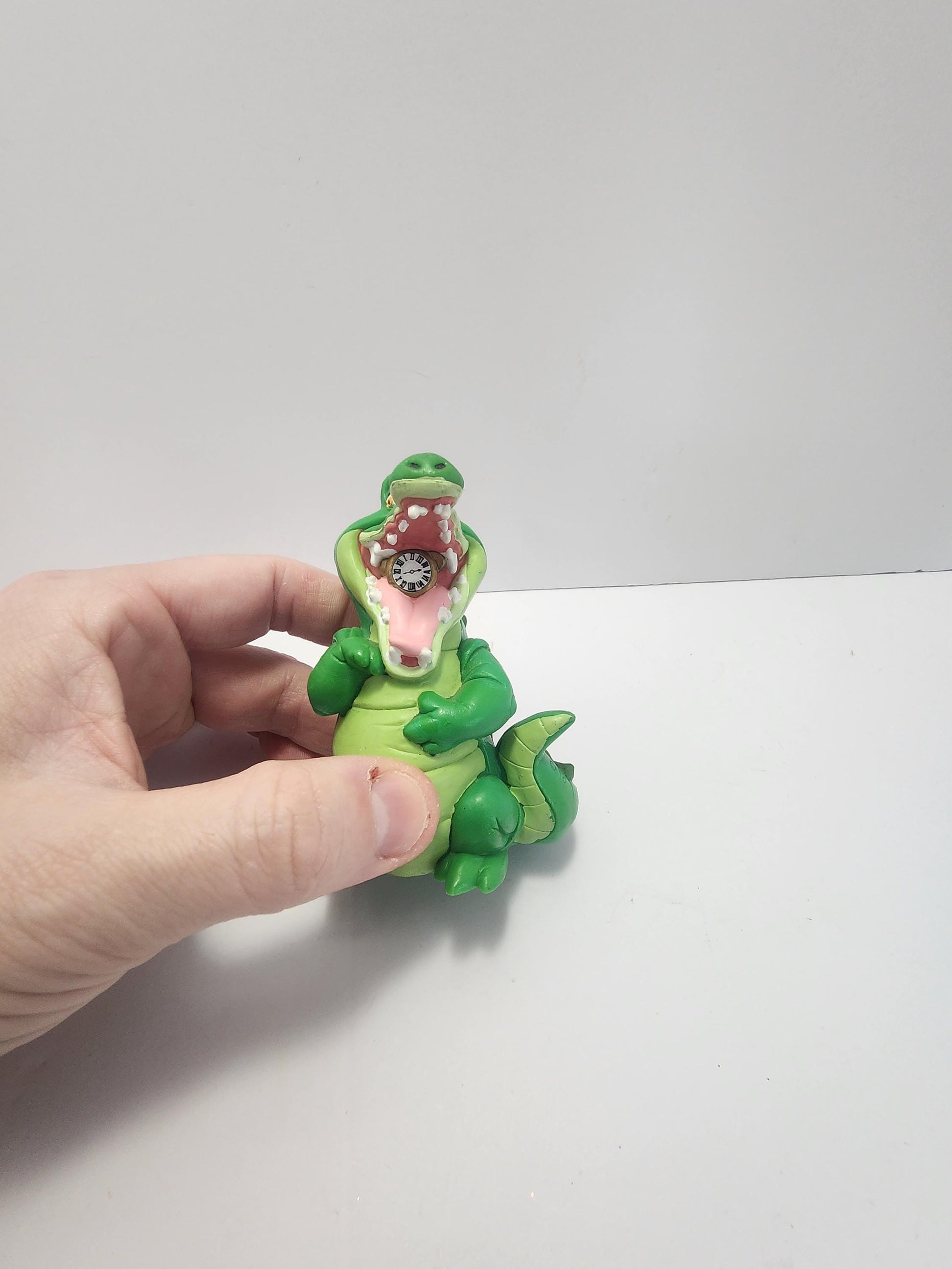 Peter Pan Tick Toc Croc Vintage 1990's Classic The Disney Store PVC Figure - Peter Pan - Peter Pan Toys - Tick Toc Cro - Crocodile - Disney