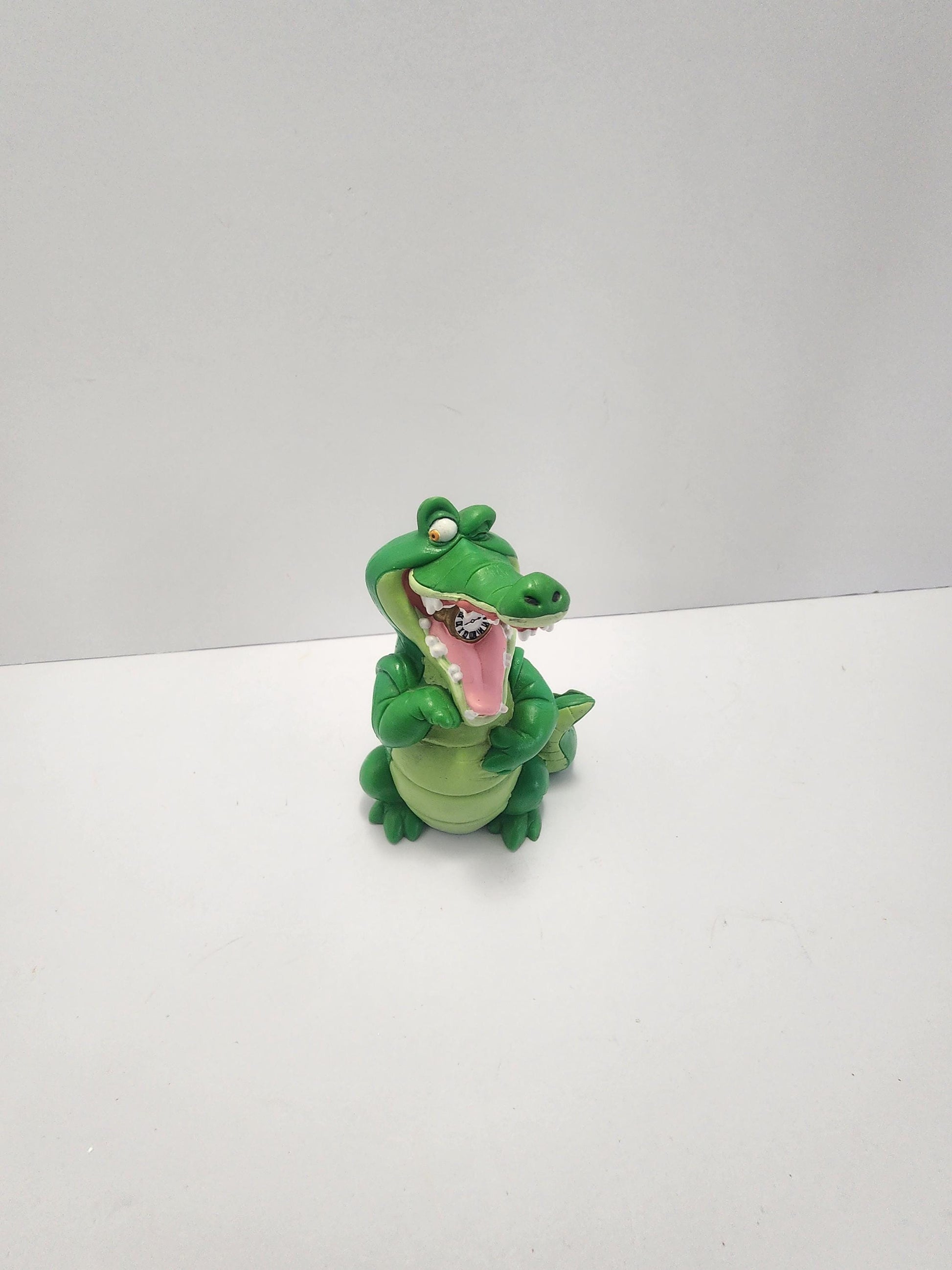 Peter Pan Tick Toc Croc Vintage 1990's Classic The Disney Store PVC Figure - Peter Pan - Peter Pan Toys - Tick Toc Cro - Crocodile - Disney