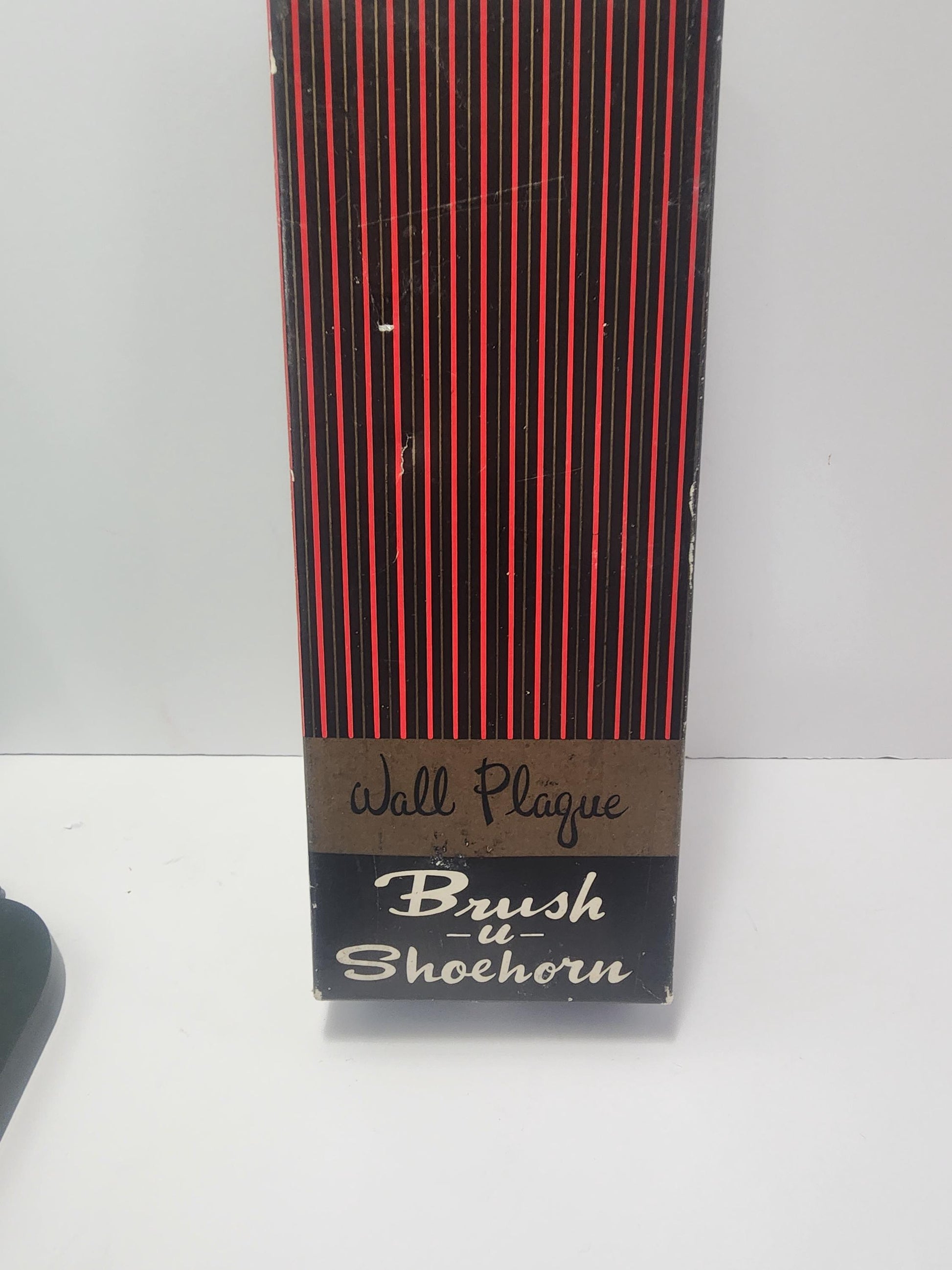 Vintage Horse Brush with Shoehorn and Wall Plaque - Horses - Farm Animals - Horse Gifts - Wall Plaque - Wall Decorations - Horse Brush