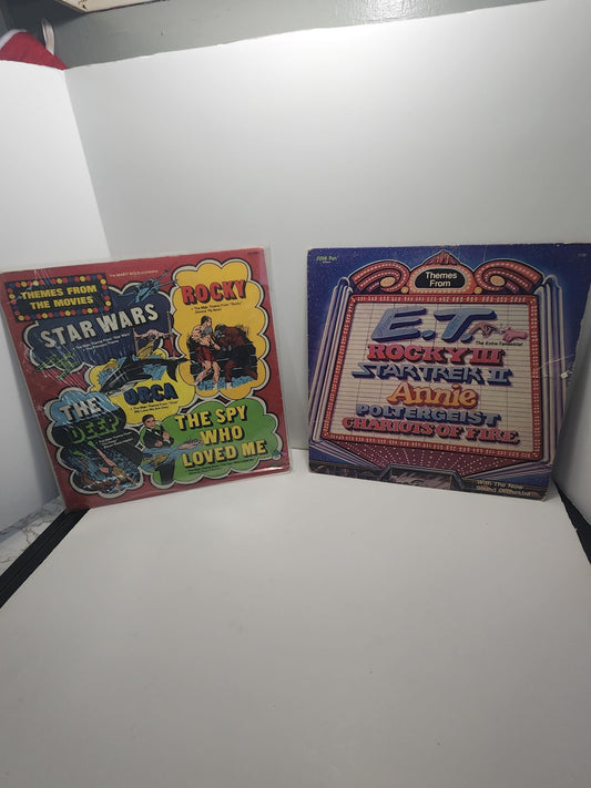 1980's Vinyl LP Record Movie Soundtracks - ET - Movies - Soundtracks - Vintage Movies - Vinyl Records - Batman - Star Wars - Rocky
