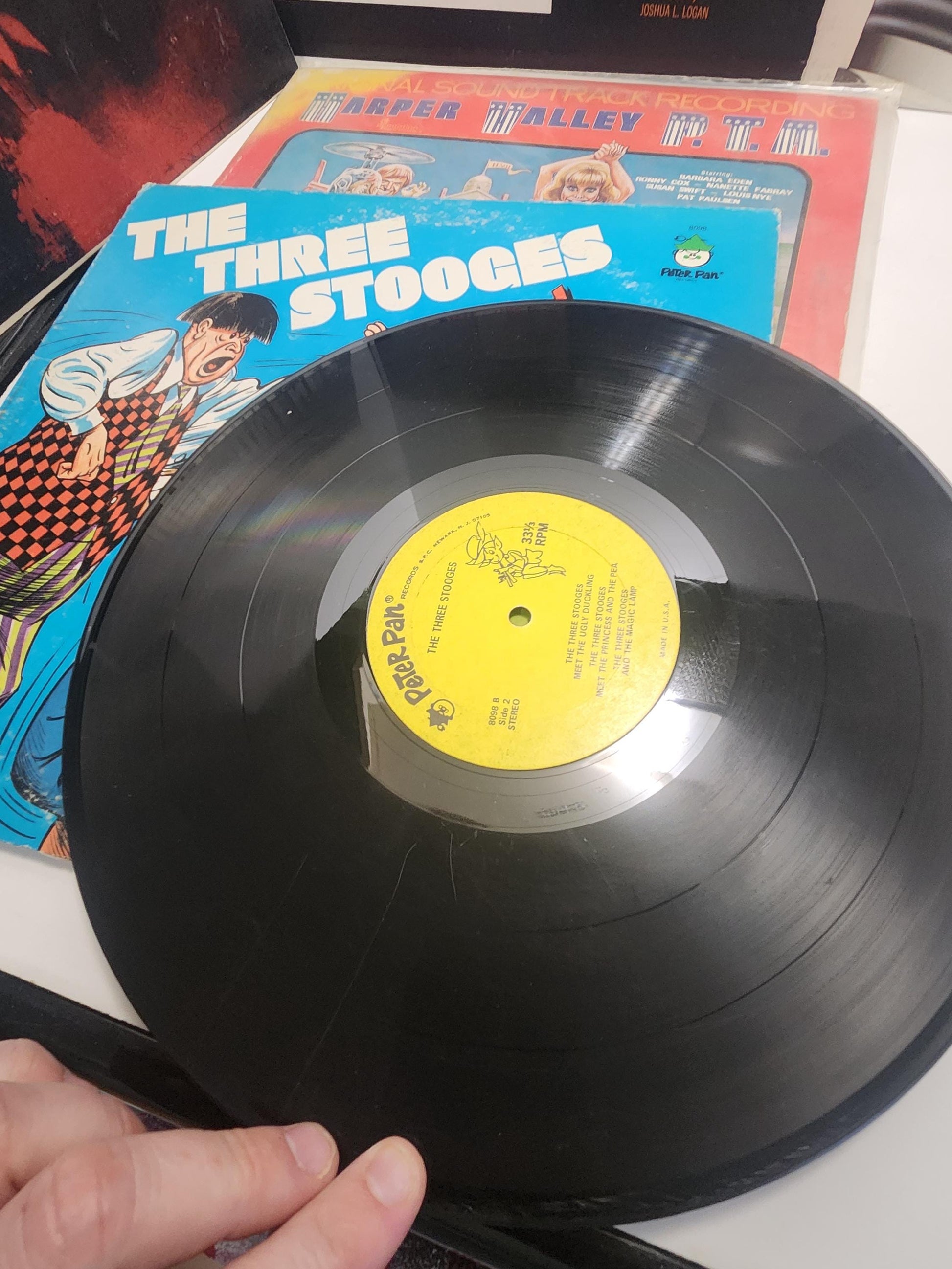 Mixed Variety LOT of 1980's Vinyl LP Records - The Three Stooges - Uncle - Camelot - Movies - Soundtracks - Vinyl - Vinyl Records