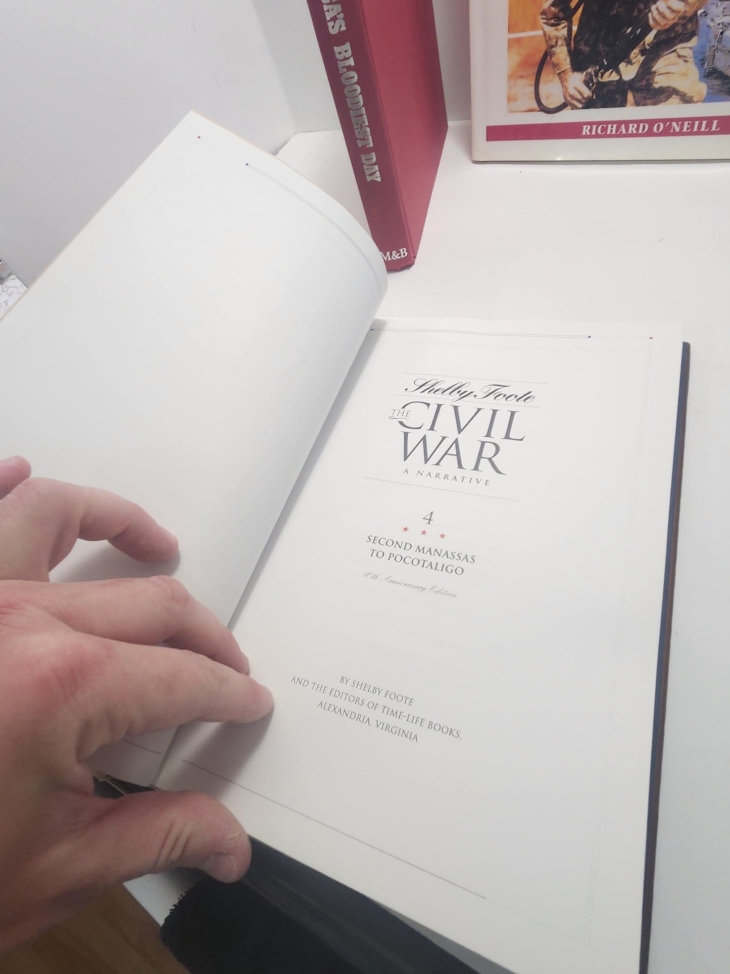 Vintage 1950's to 1980's World War Books - Army - War - American History - Books - Cival War - World War - War Books