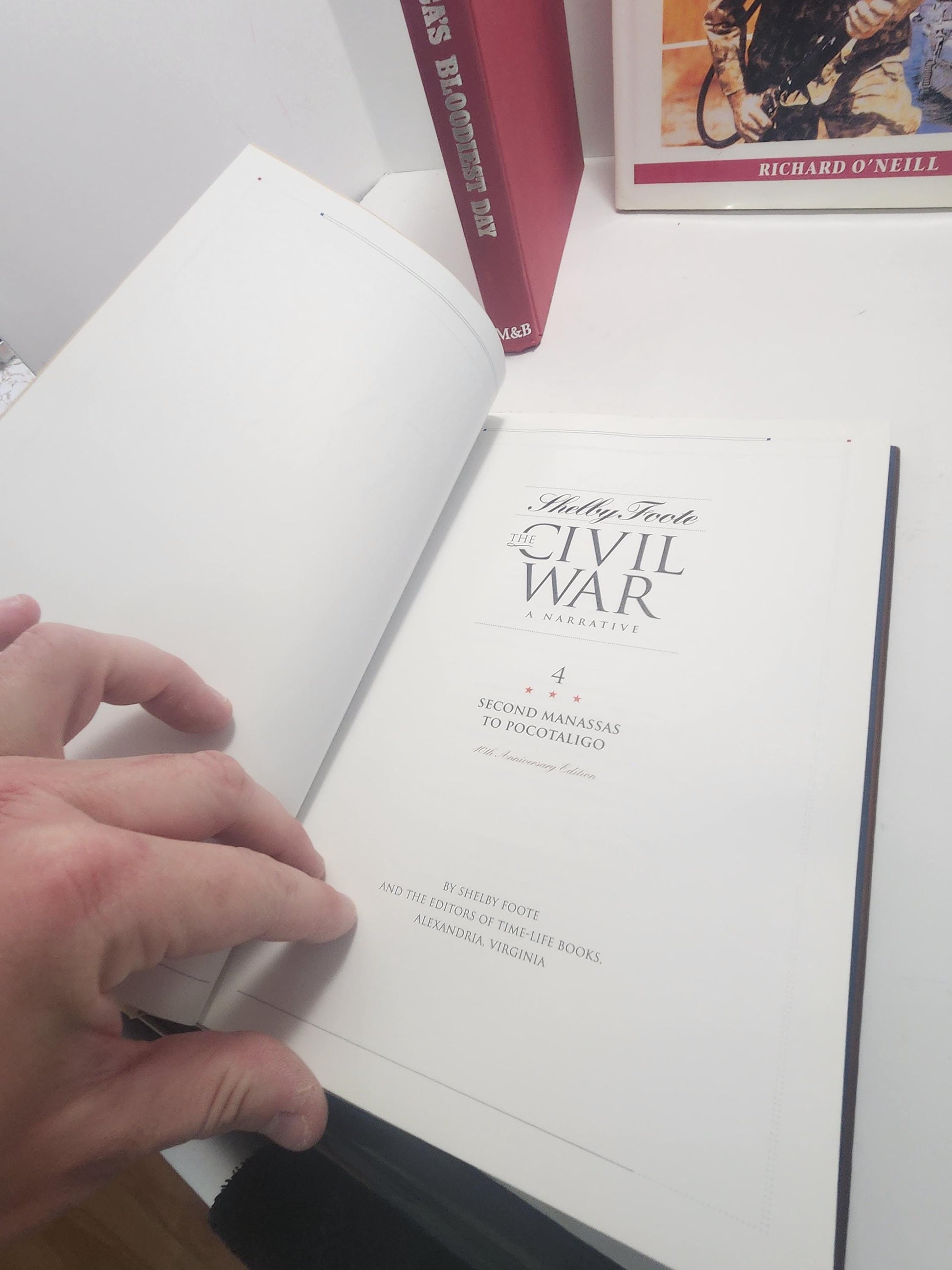 Vintage 1950's to 1980's World War Books - Army - War - American History - Books - Cival War - World War - War Books