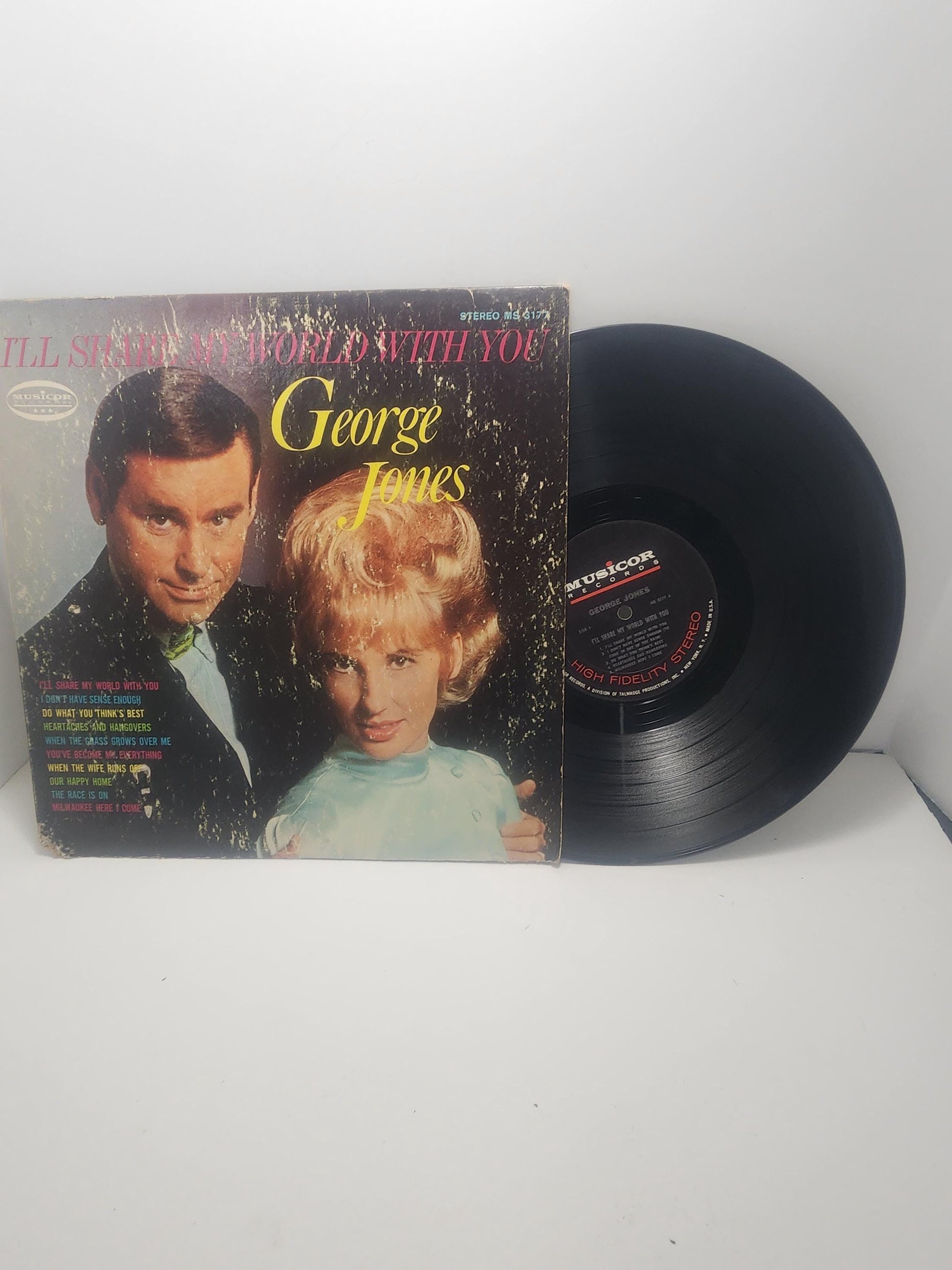 George Jones 1980's Vinyl Lp Record - Records - Vinyl - Vinyl Records - George Jones - George Jones Records - Music - Vintage Music