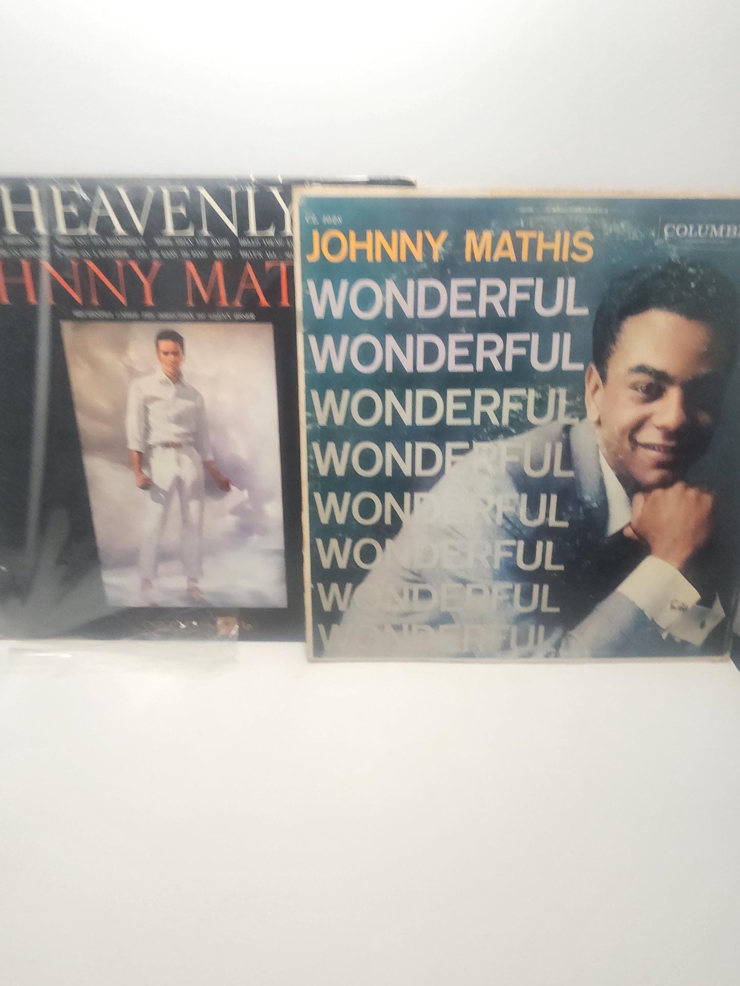 Johnny Mathis Vintage 1980's Orginal Vinyl LP Records LOT Of 2 - Johnny Mathis - Johnny Mathis Records - Vinyl - Vinyl Records - LP Records