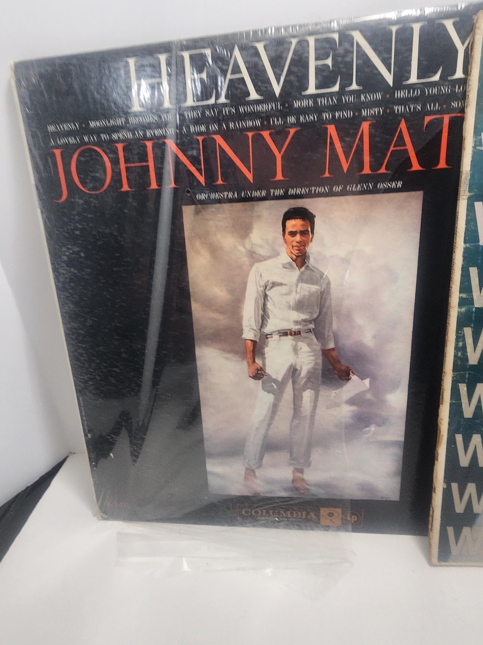 Johnny Mathis Vintage 1980's Orginal Vinyl LP Records LOT Of 2 - Johnny Mathis - Johnny Mathis Records - Vinyl - Vinyl Records - LP Records